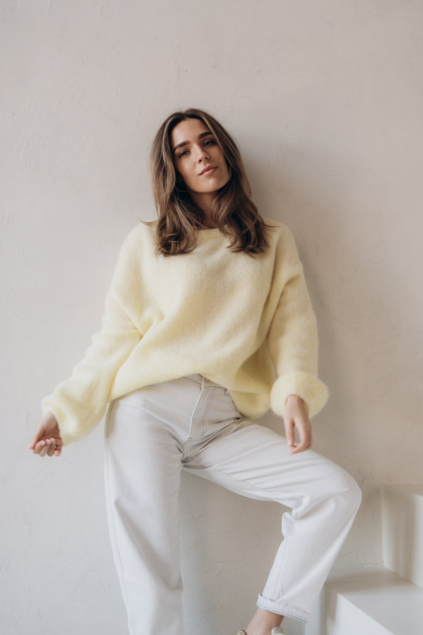 Pullover „BrunaDLL“ light lemon - Dein Lieblingsladen Concept