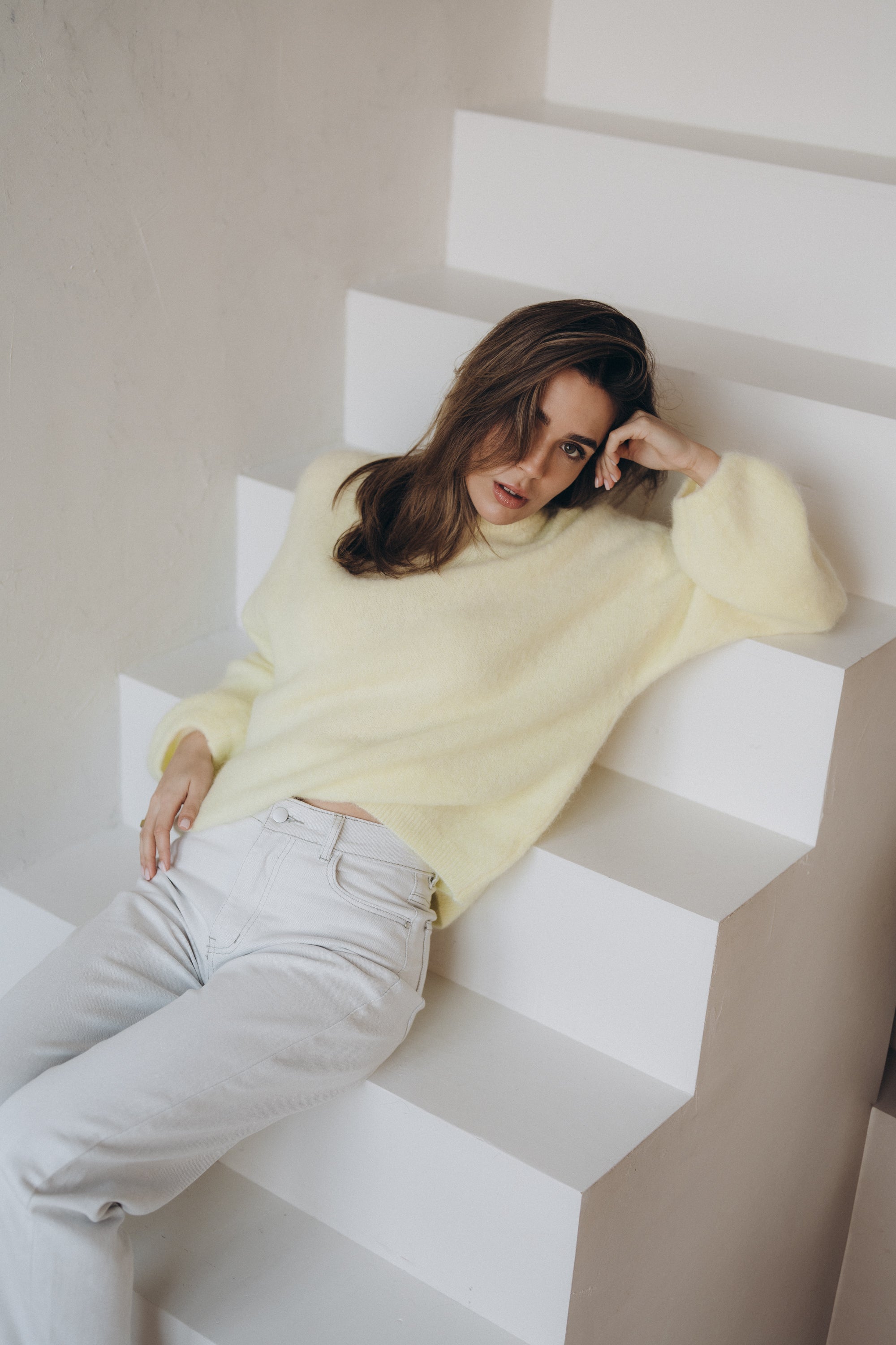 Pullover „BrunaDLL“ light lemon