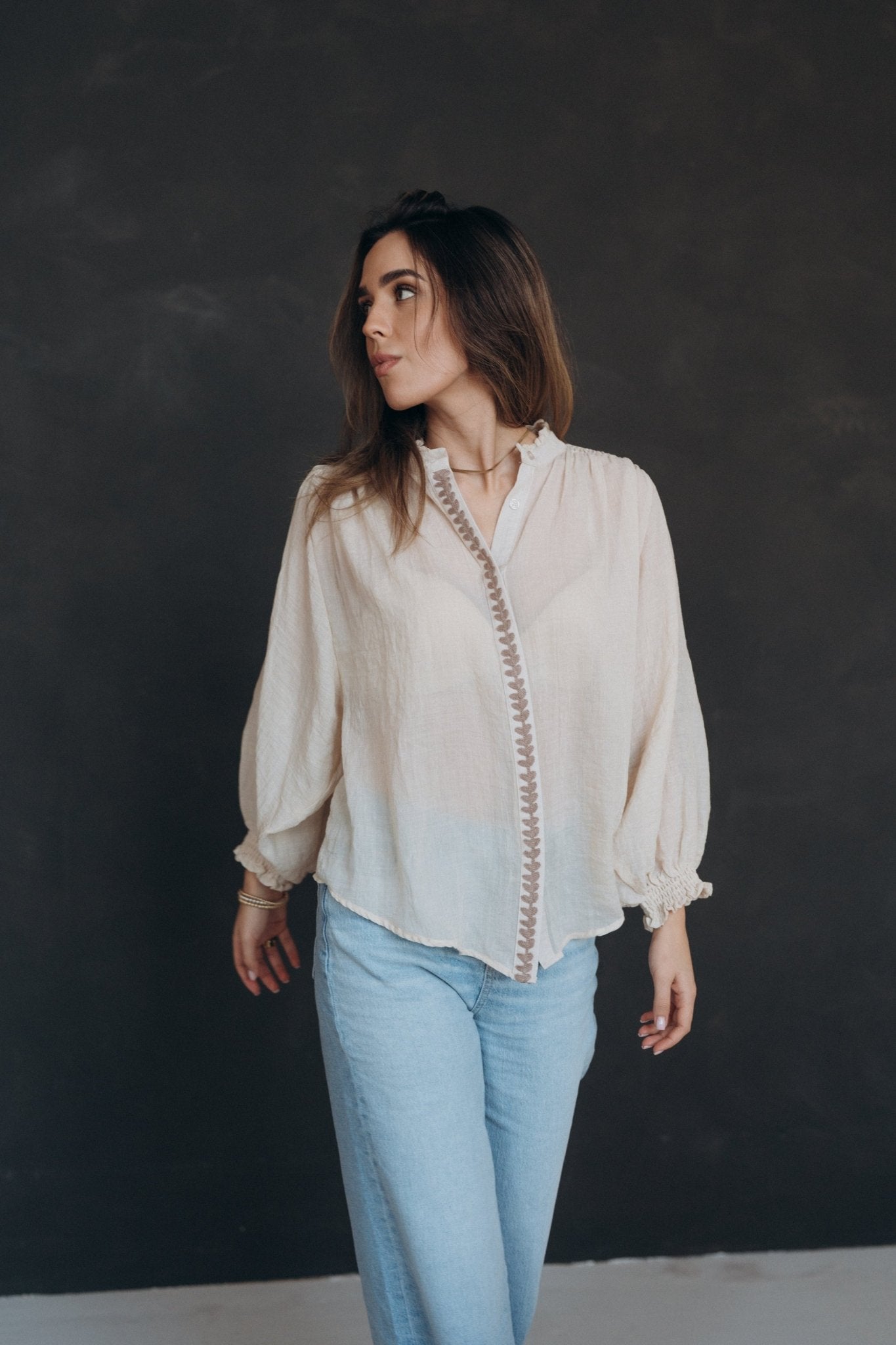 Bluse "LucyDLL" soft sand - Dein Lieblingsladen Concept