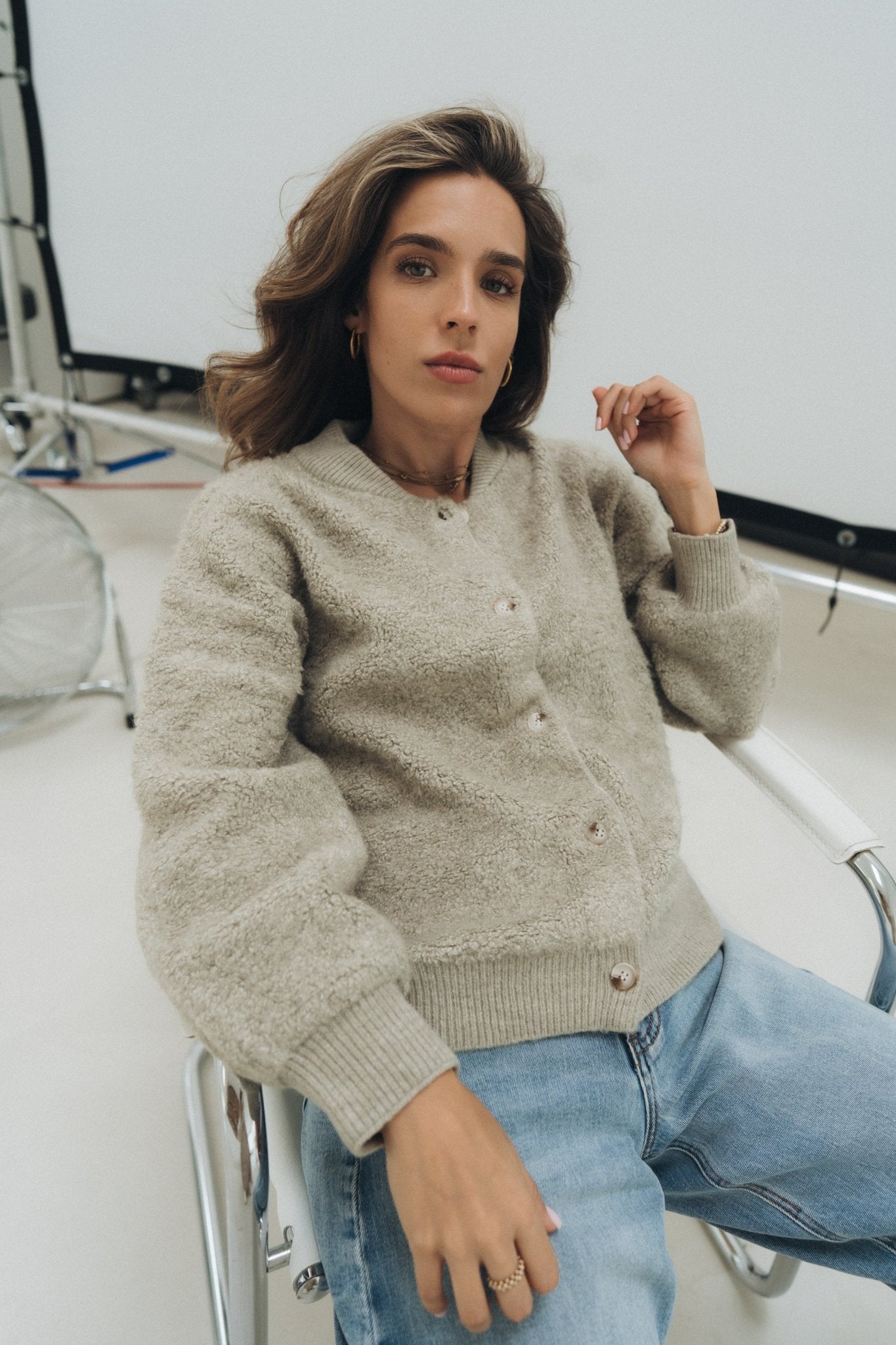 Teddyjacke „FenyaDLL“ sage - Dein Lieblingsladen Concept