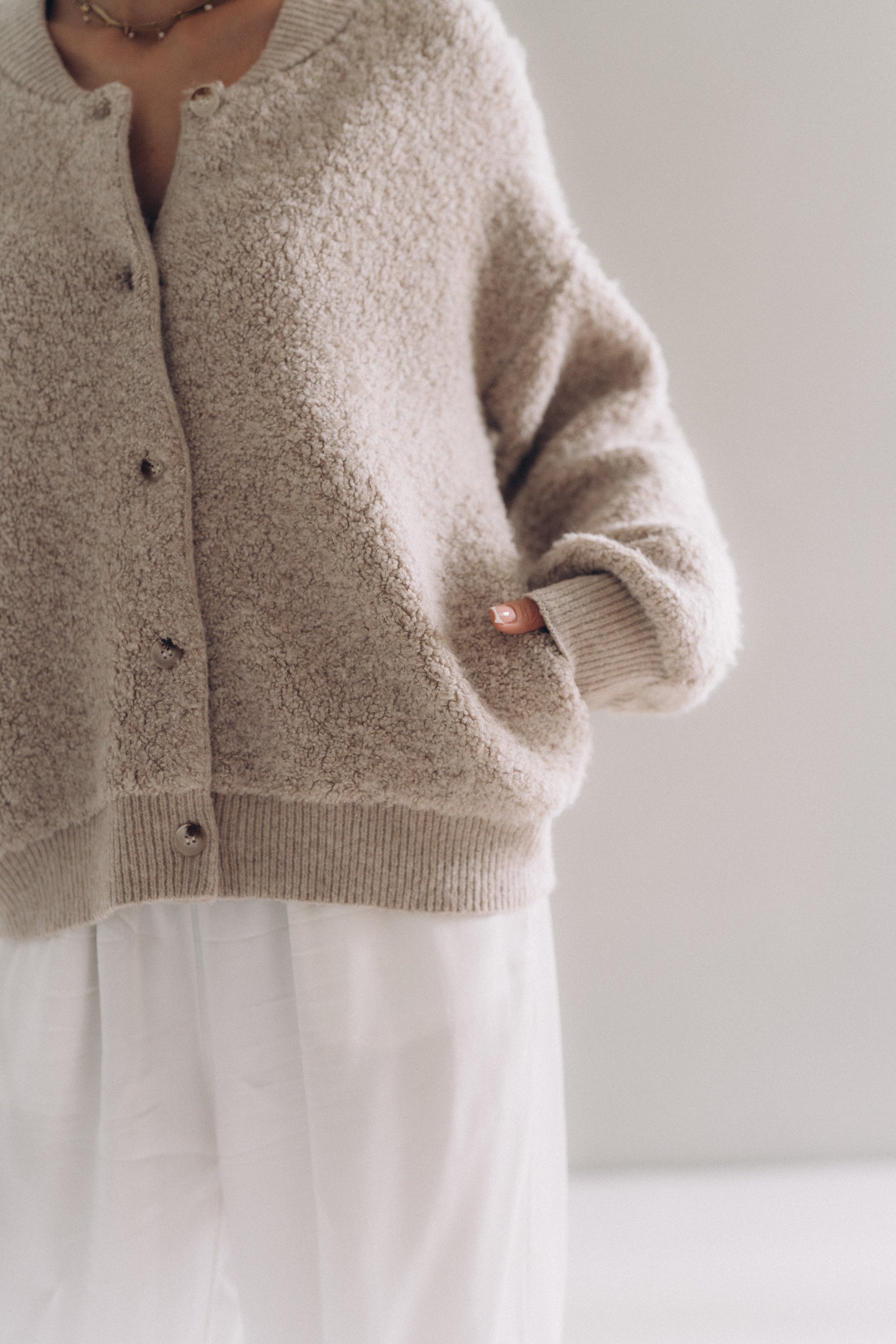 Teddyjacke „FenyaDLL“ beige