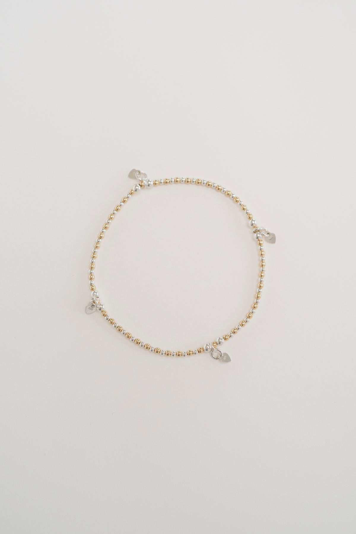 Flex Bracelet "2mm with Heart Charm"