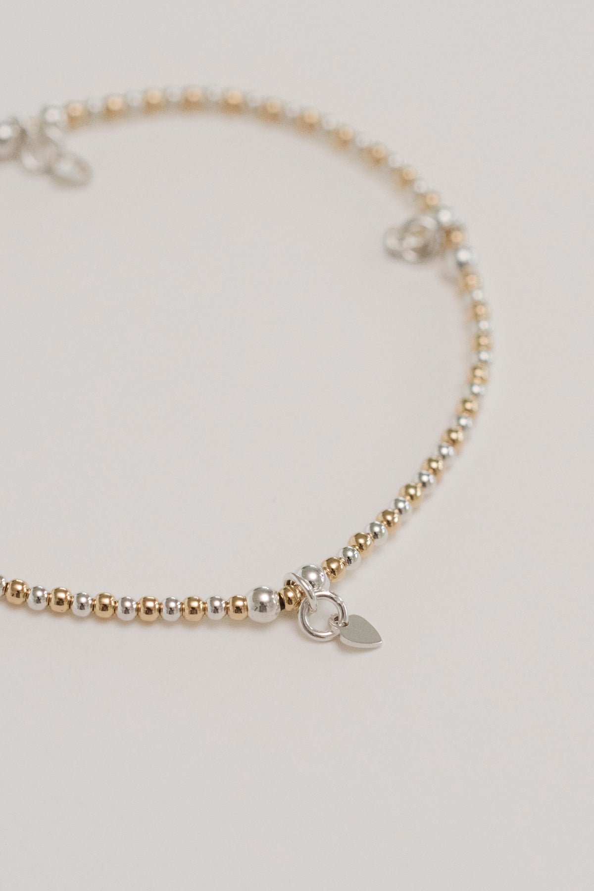 Flex Bracelet "2mm with Heart Charm"