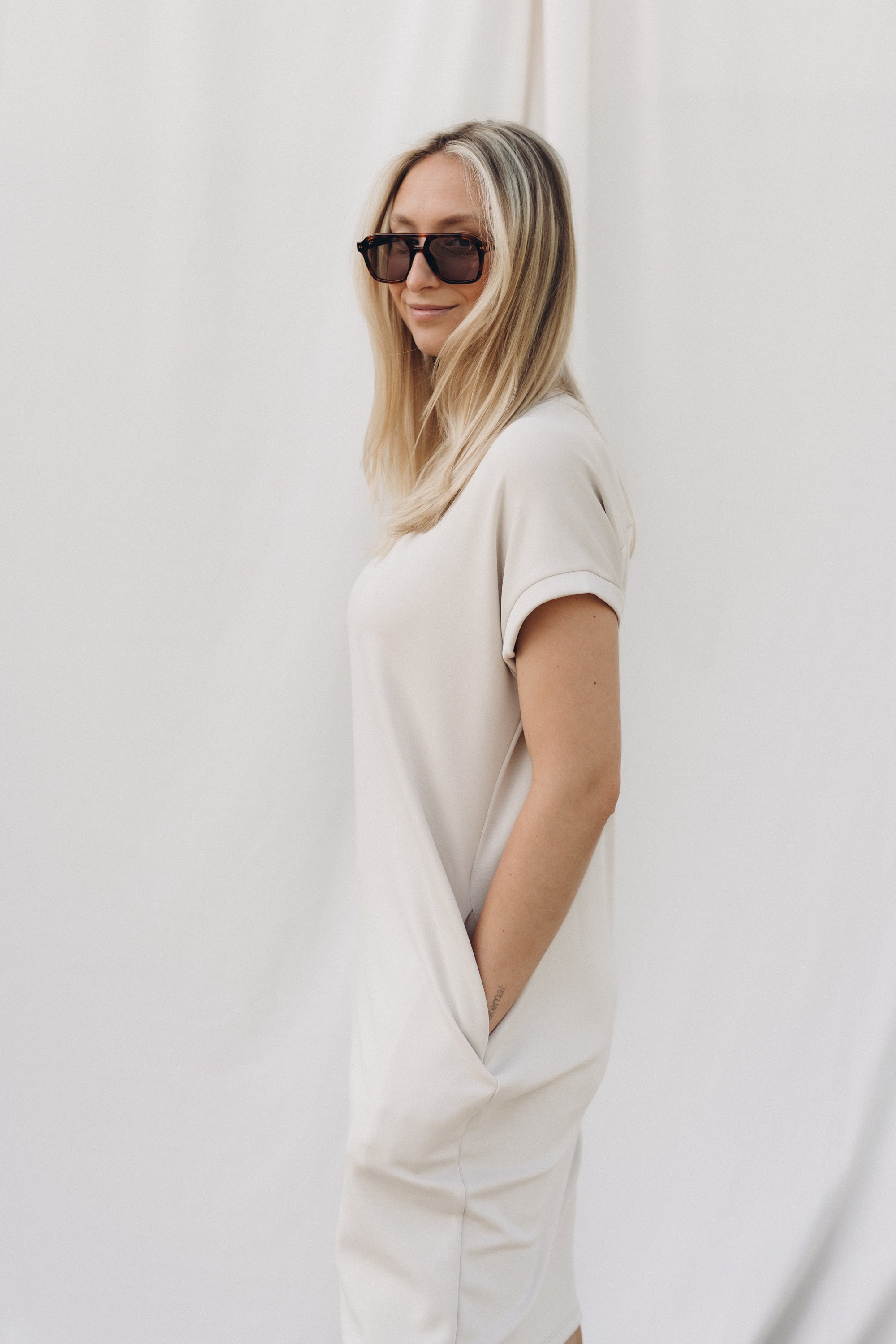 Kleid "MilenaDLL" light stone