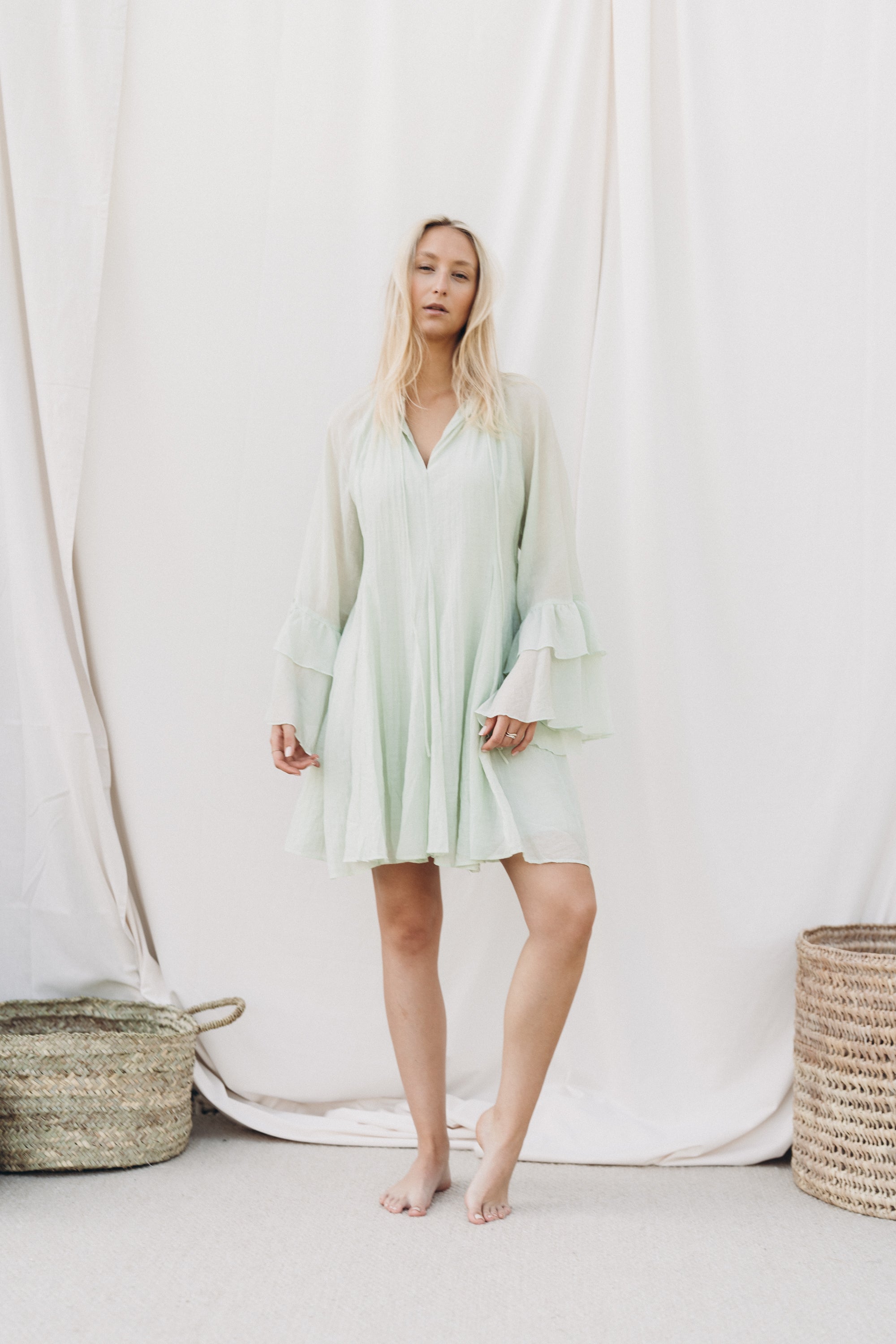 Kleid "ManoaDLL" light pistacchio