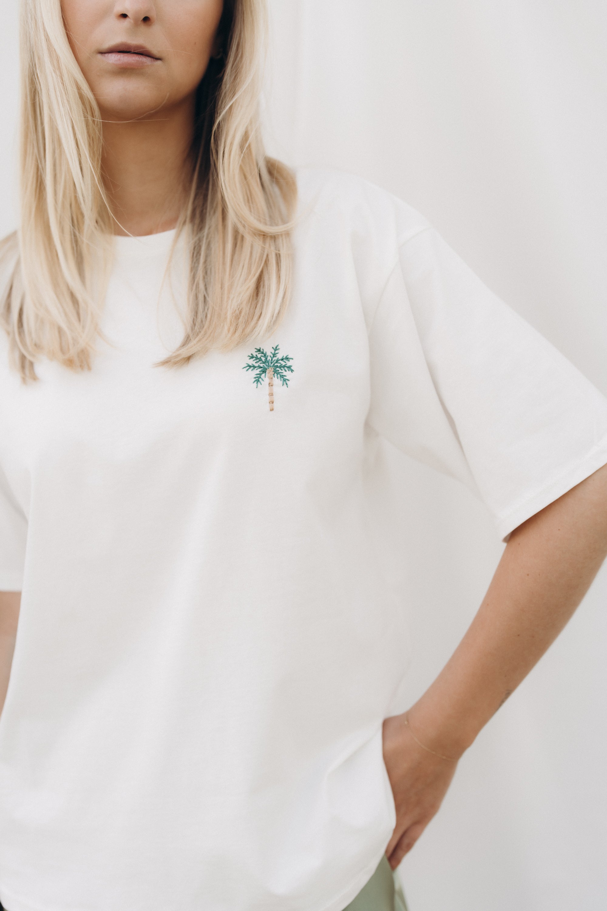 T-Shirt "PalmDLL" white