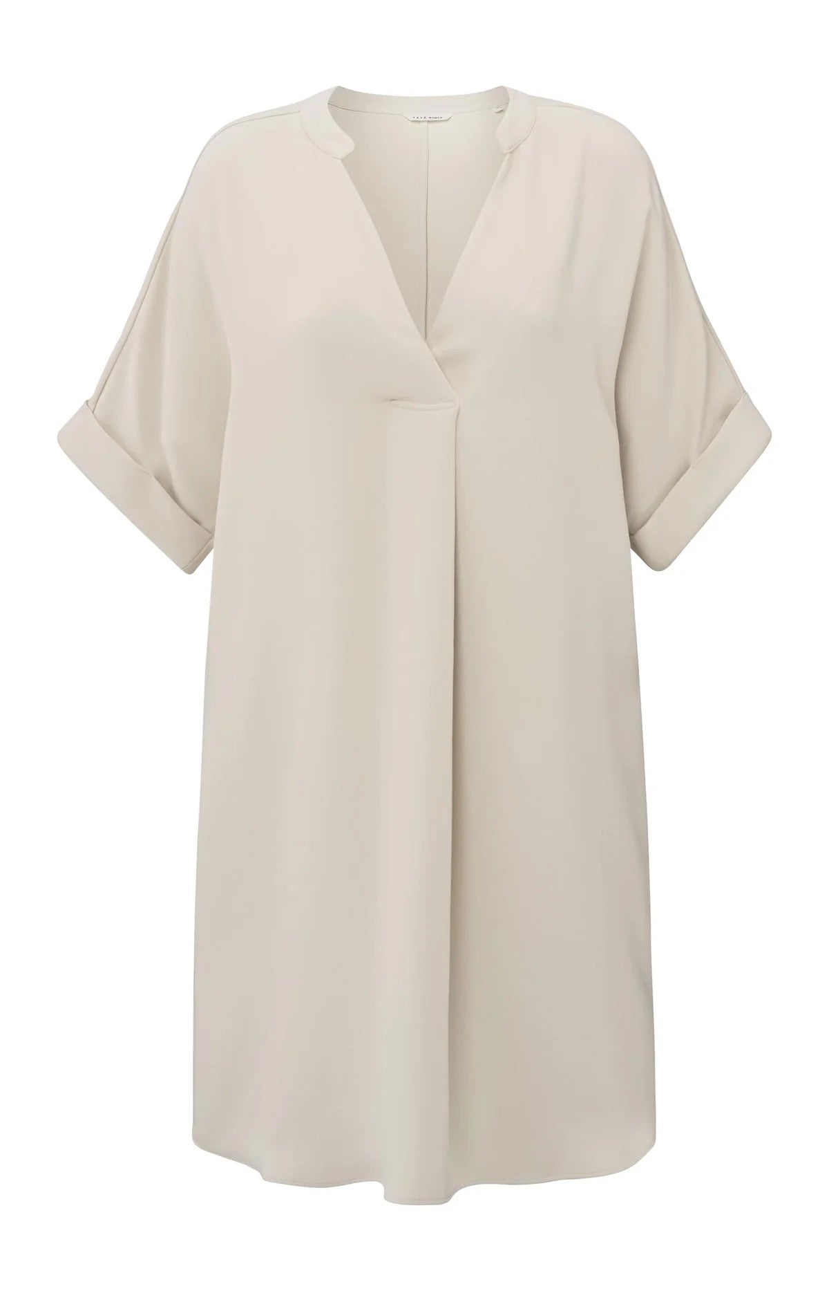 Fließendes Kleid mit V-Ausschnitt