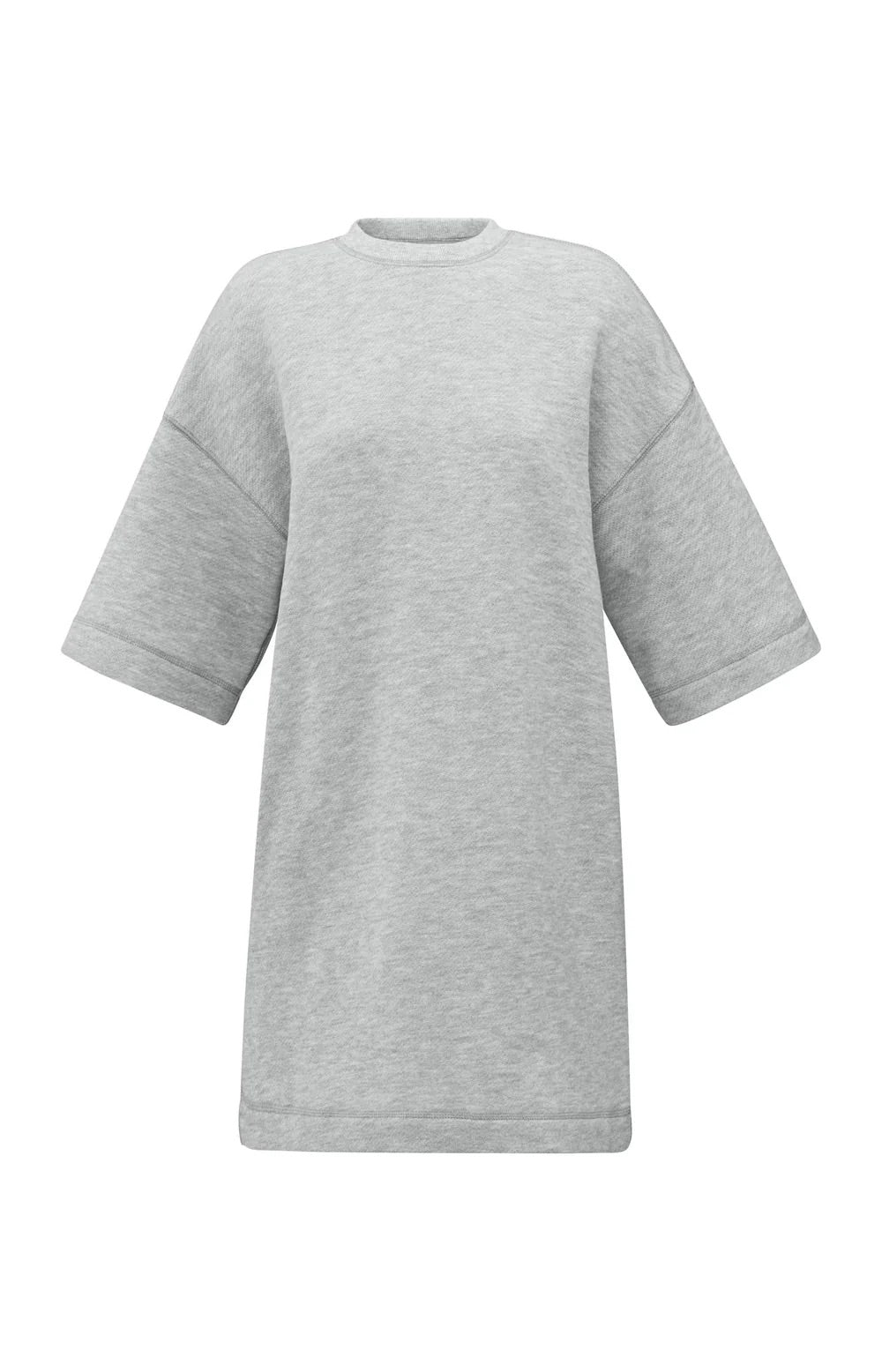 Sweatkleid mit Rundhalsausschnitt