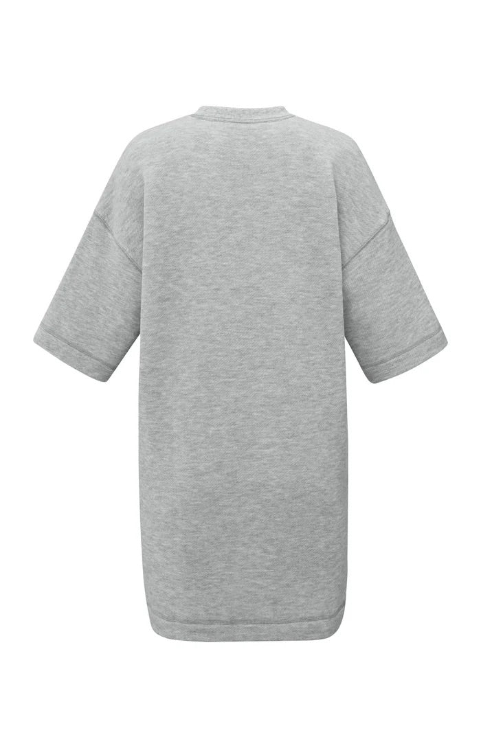 Sweatkleid mit Rundhalsausschnitt