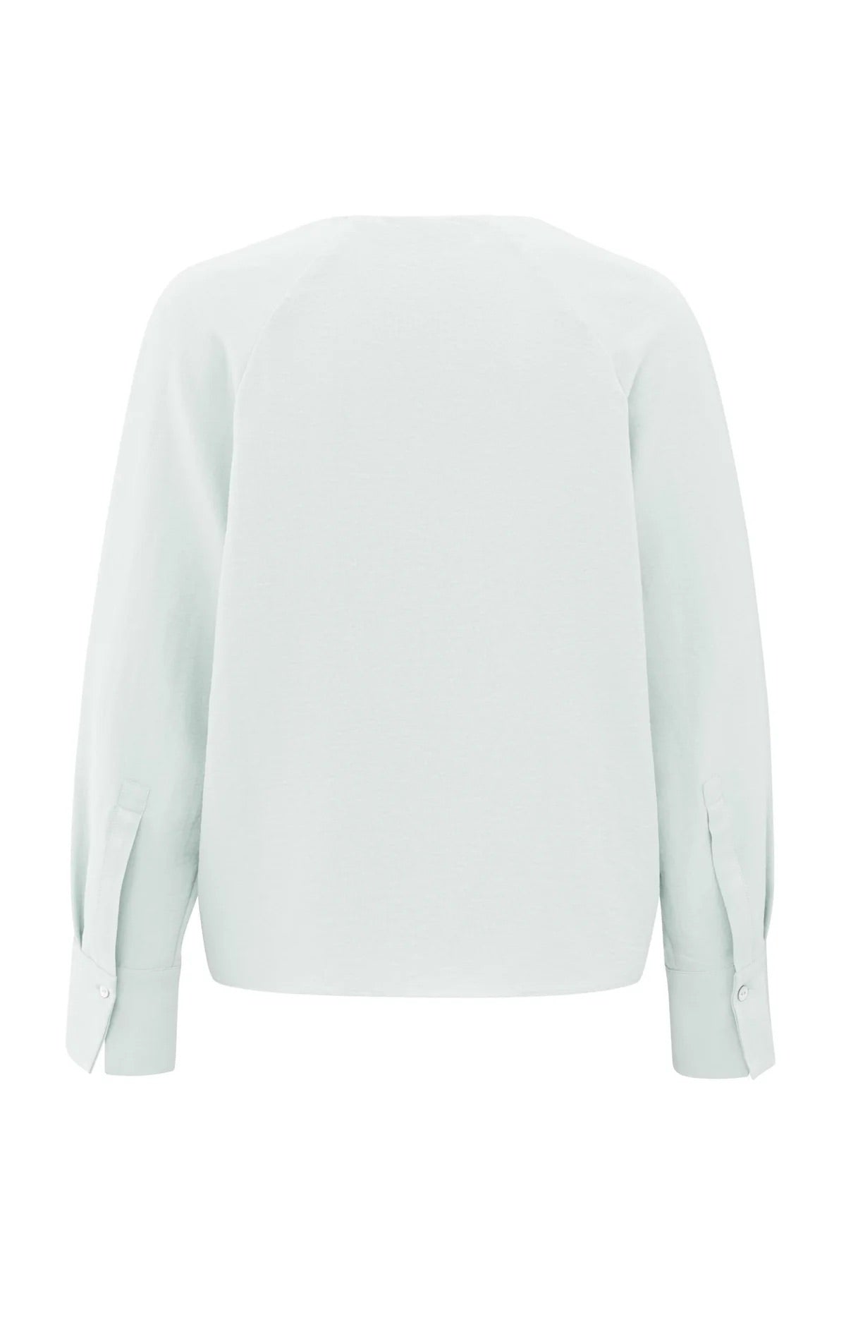 Bluse mit V-Ausschnitt und Schleifendetail