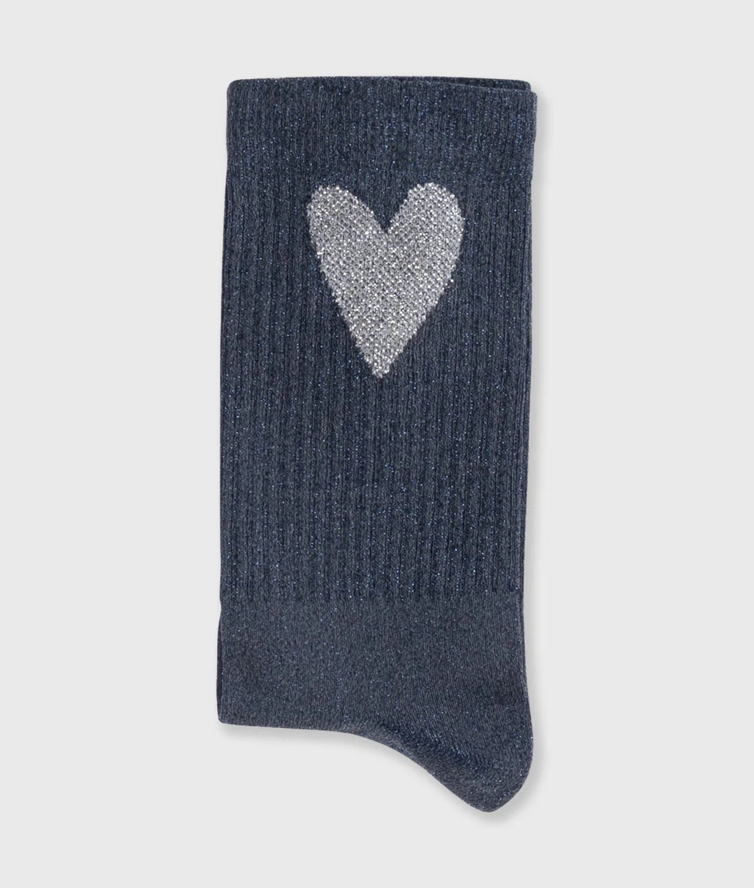 Socks Lurex Heart
