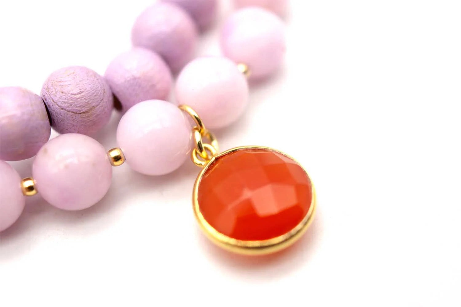Armband „Mala Twin Soft Purple“
