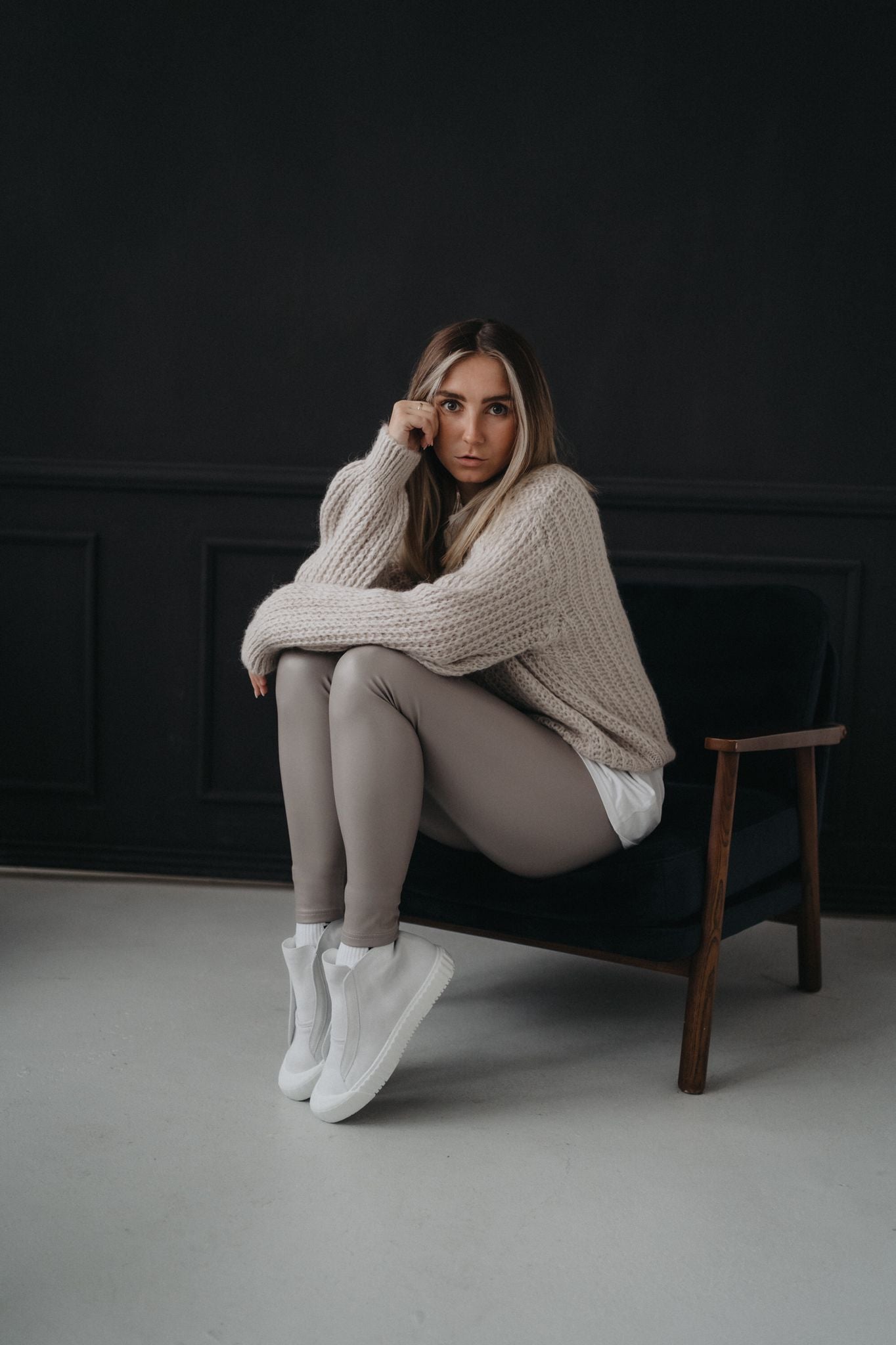 Leggings „ChiaraDLL“ light taupe