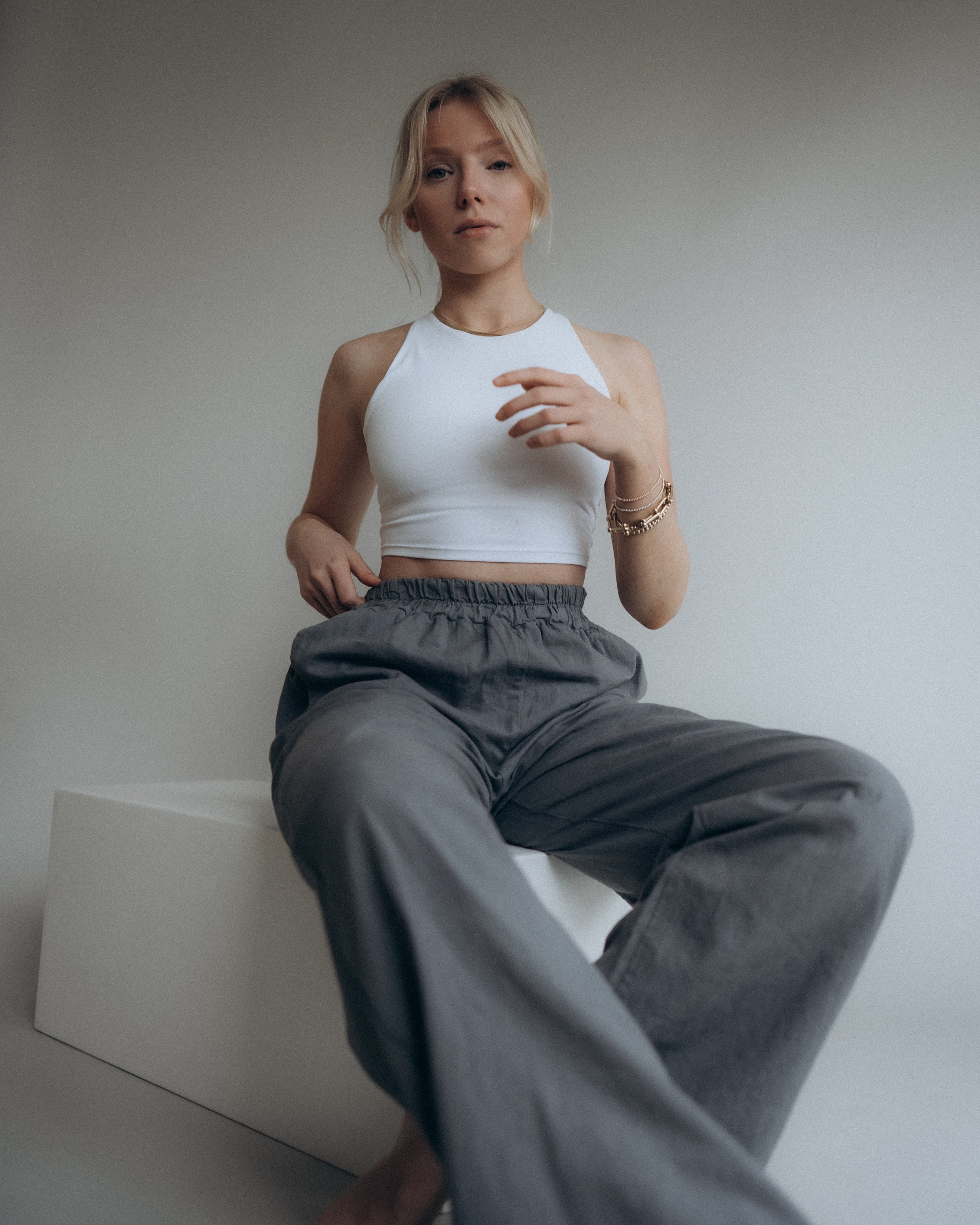 Leinenhose „StineDLL“ antra