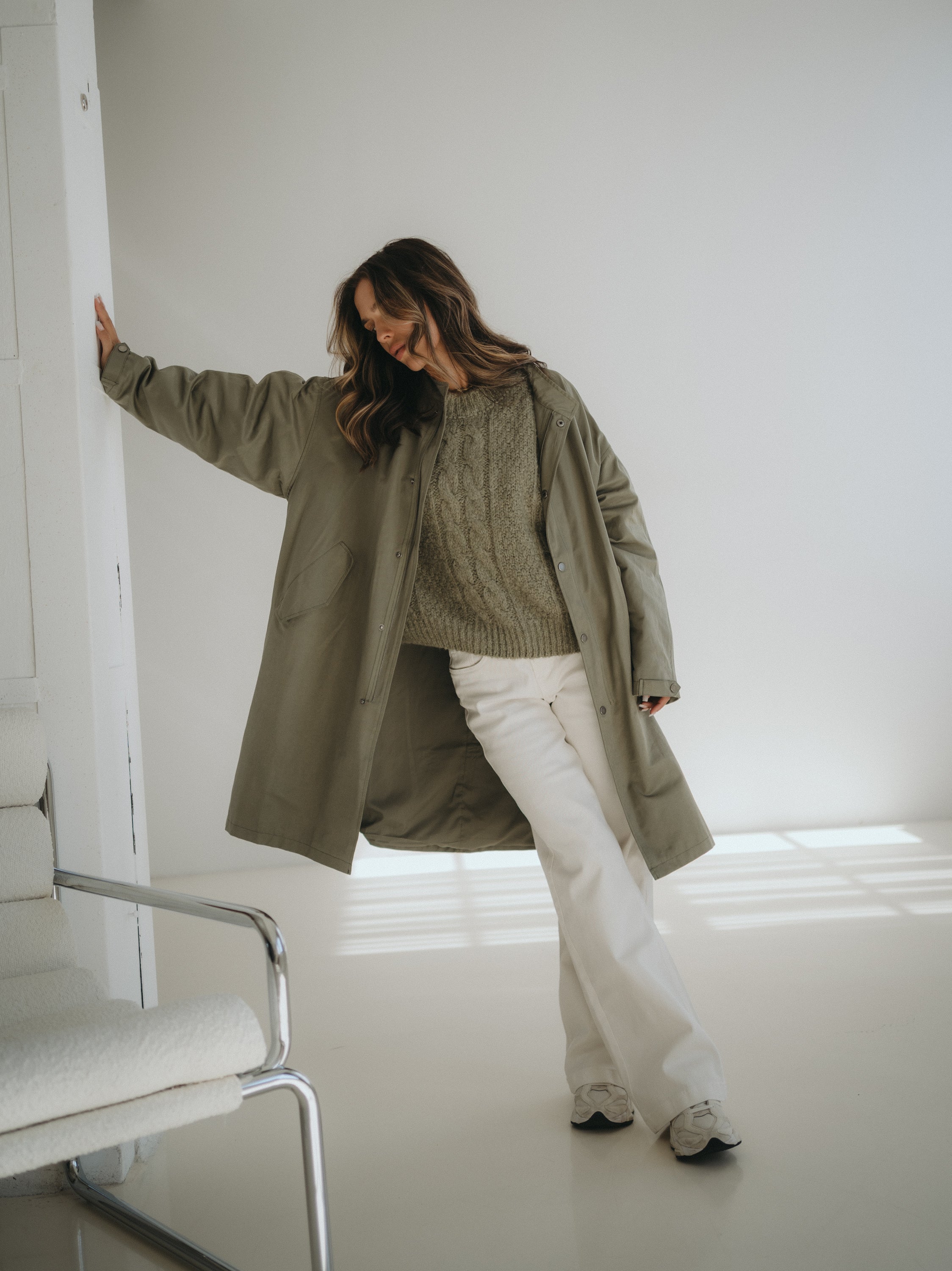 Trenchcoat „FridaDLL“ khaki
