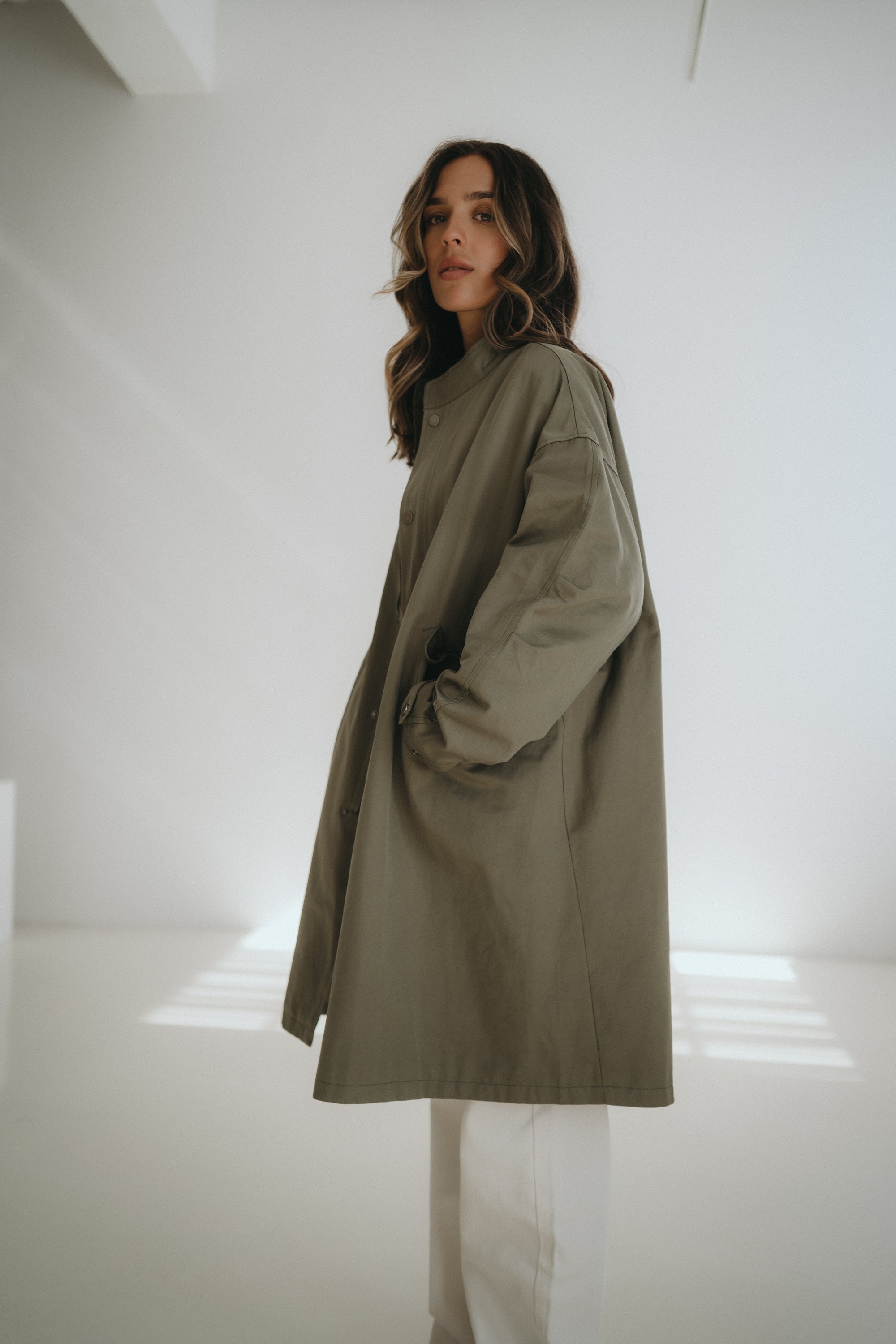 Trenchcoat „FridaDLL“ khaki