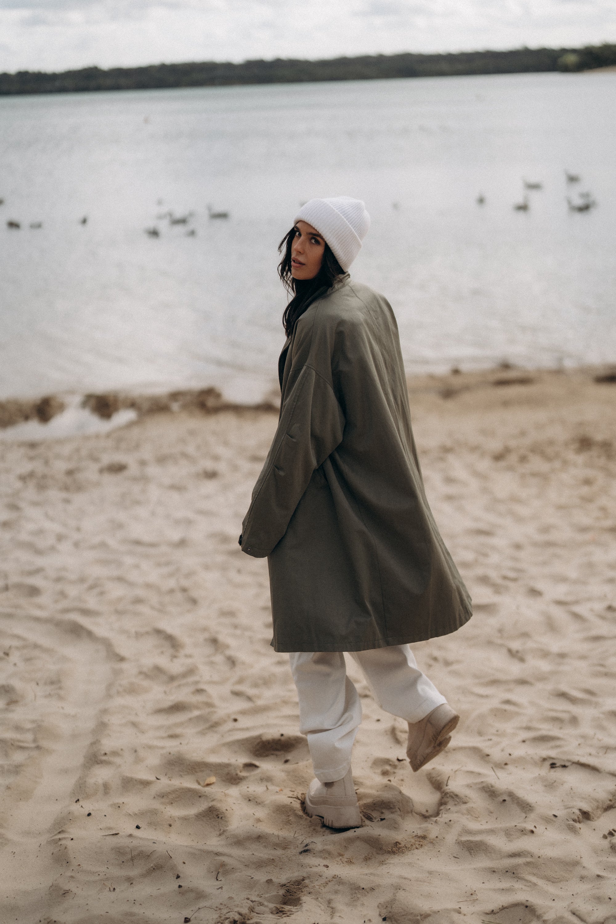 Trenchcoat „FridaDLL“ khaki