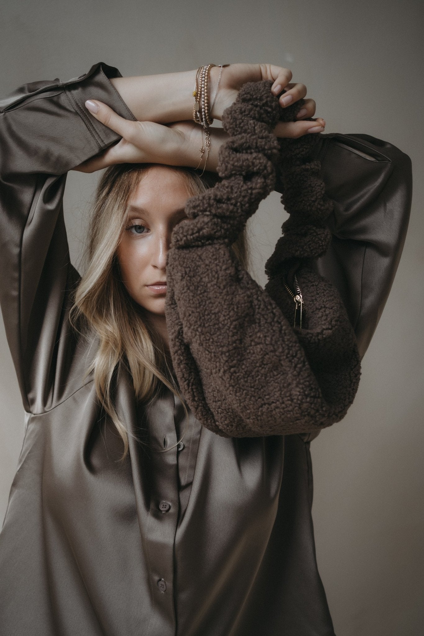Teddytasche „WidaDLL“ dark brown - Dein Lieblingsladen Concept