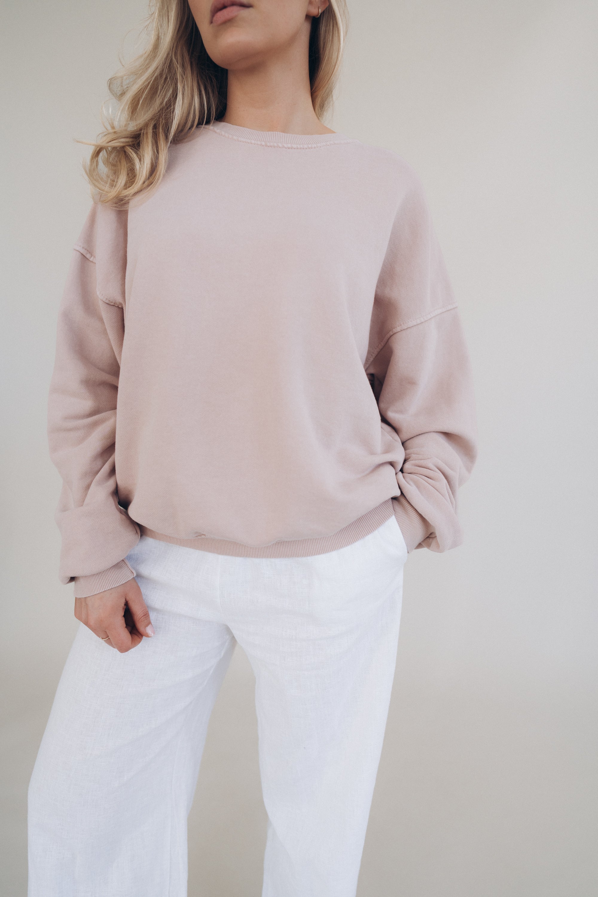 Sweatshirt „DaniDLL“ altrosa