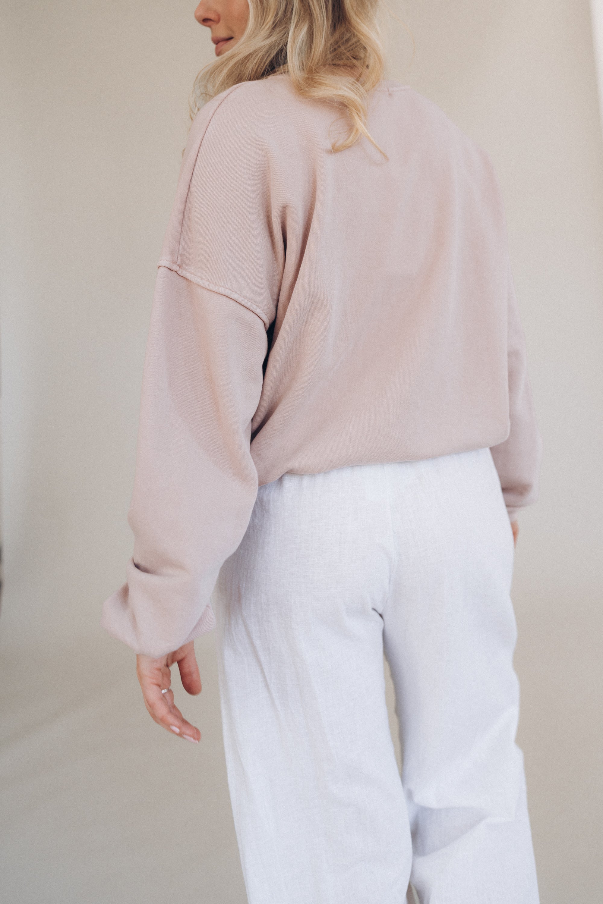 Sweatshirt „DaniDLL“ altrosa