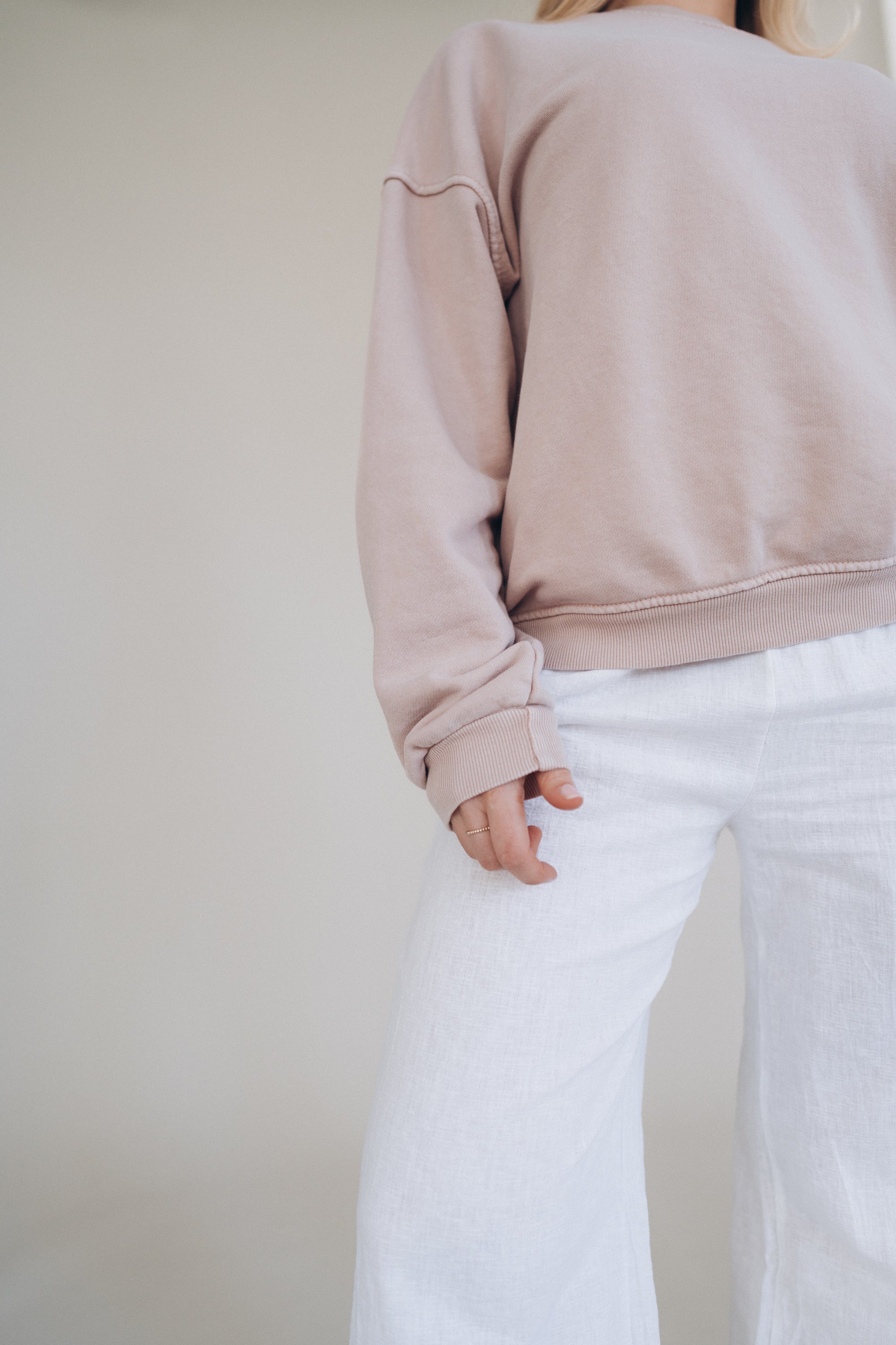 Sweatshirt „DaniDLL“ altrosa