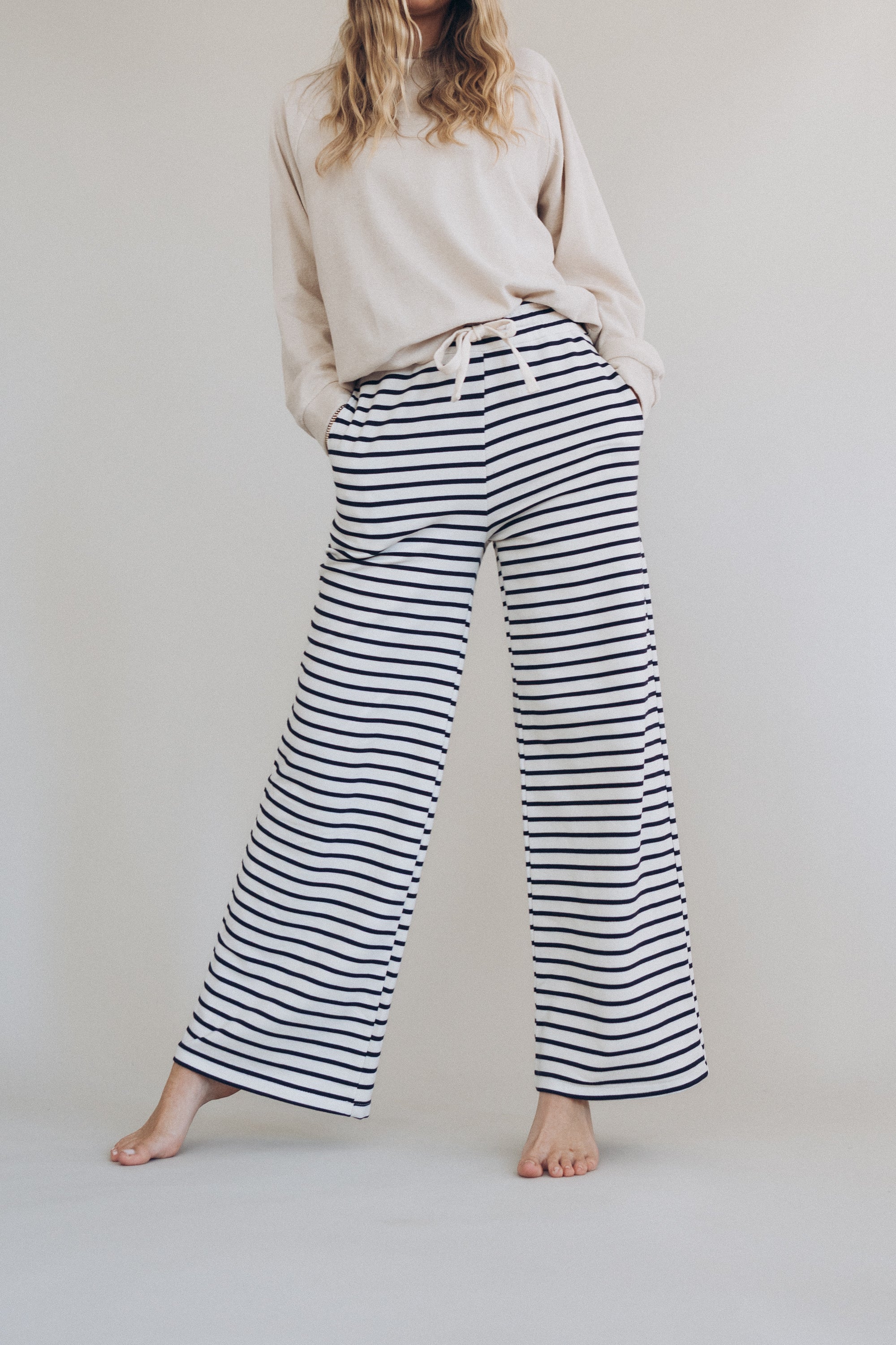 Hose „DanikaDLL“ offwhite/navy