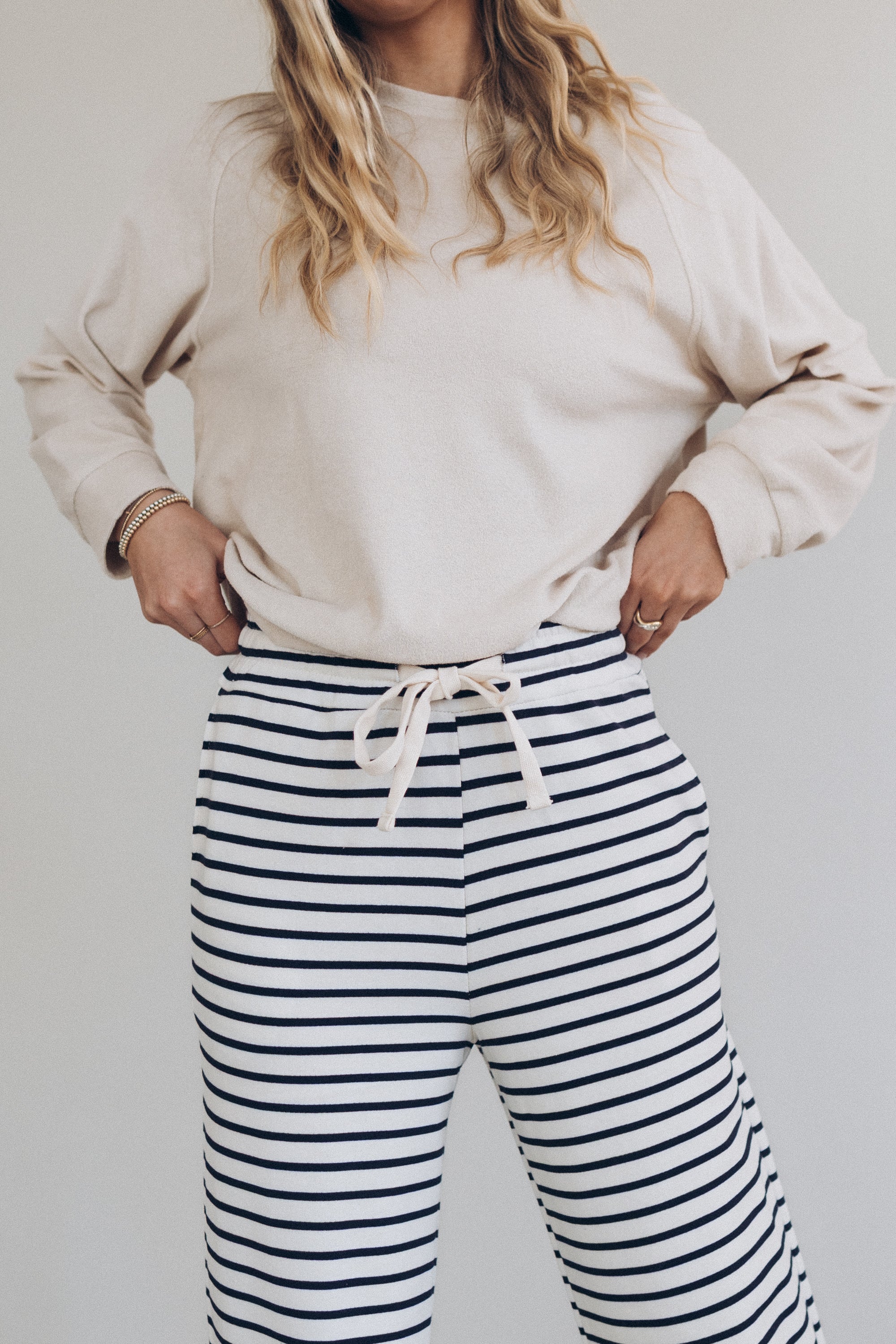 Hose „DanikaDLL“ offwhite/navy