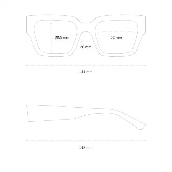 Sonnenbrille „Seville Transparent Grey“