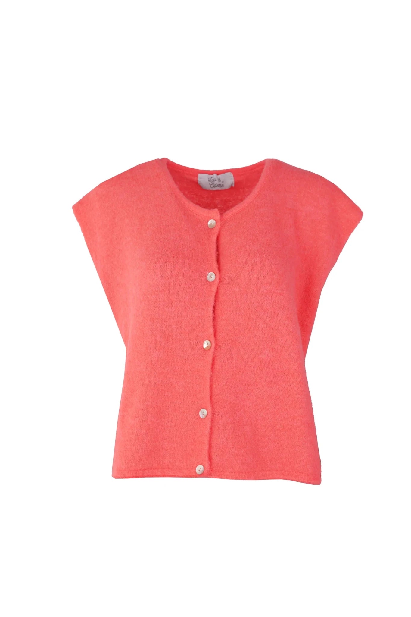 Cardigan "Demi" coral - Dein Lieblingsladen Concept