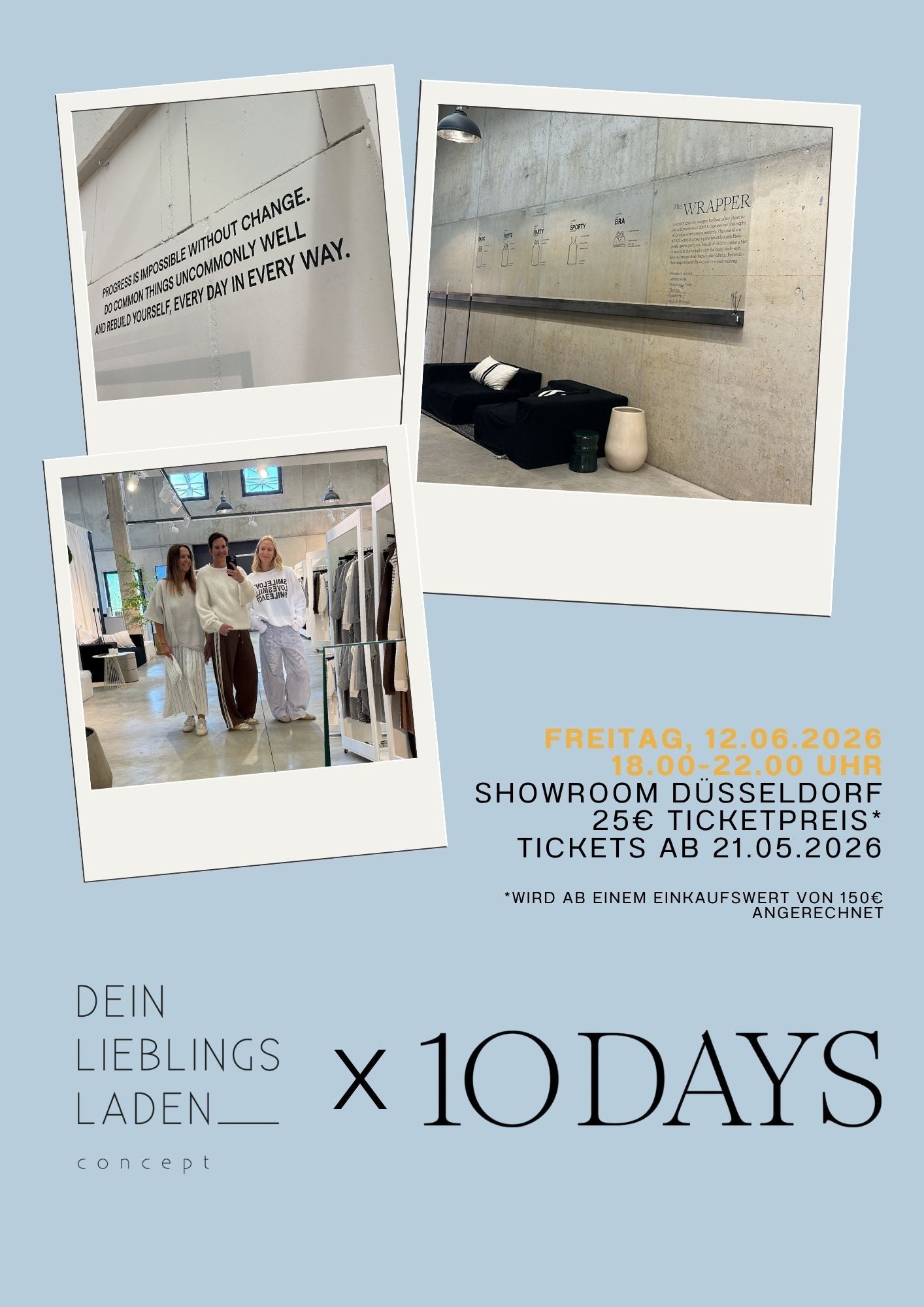 Ticket 10 Days Brand Experience 12.06.2026 - Dein Lieblingsladen Concept