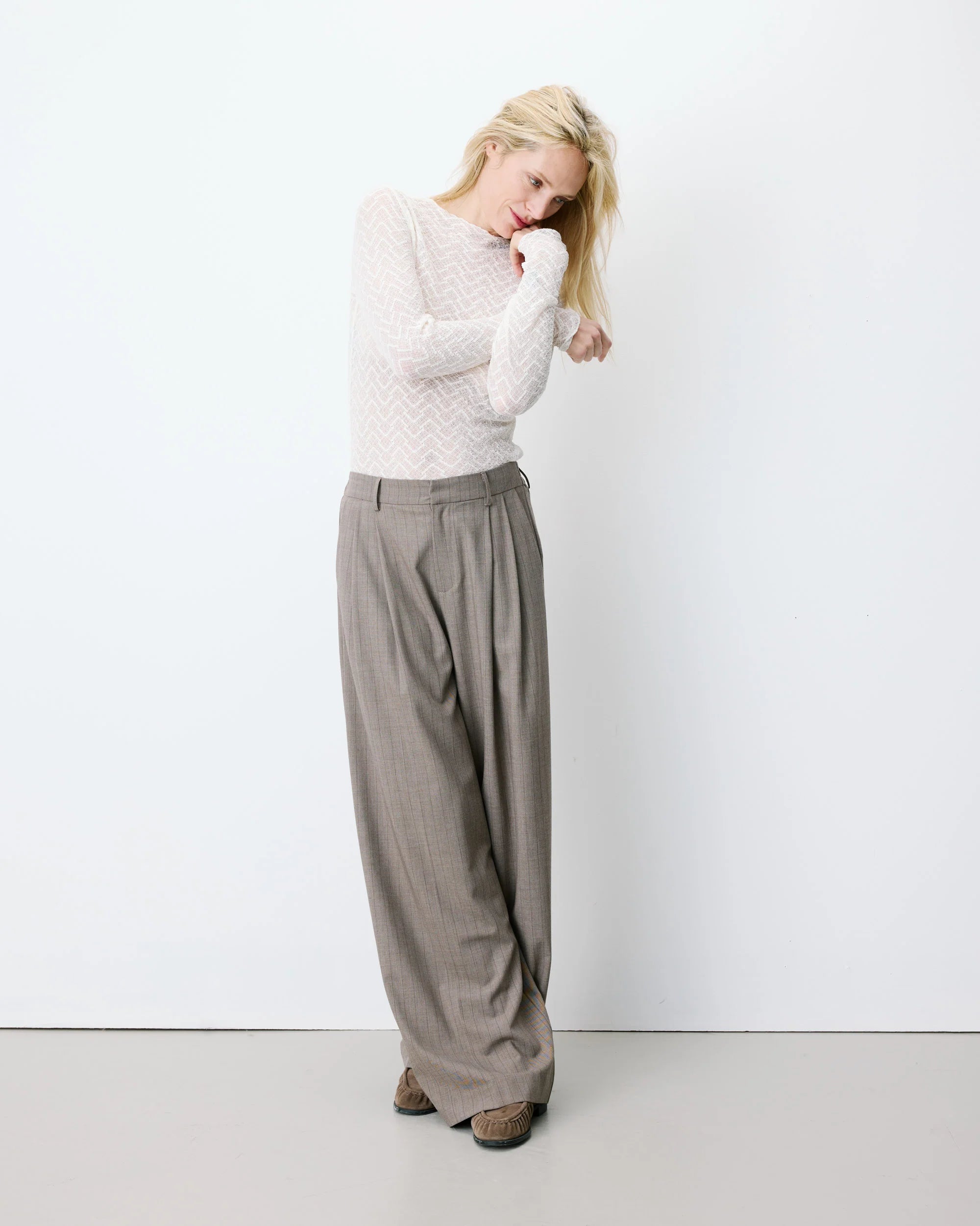 Hose "Ardoise" rayure