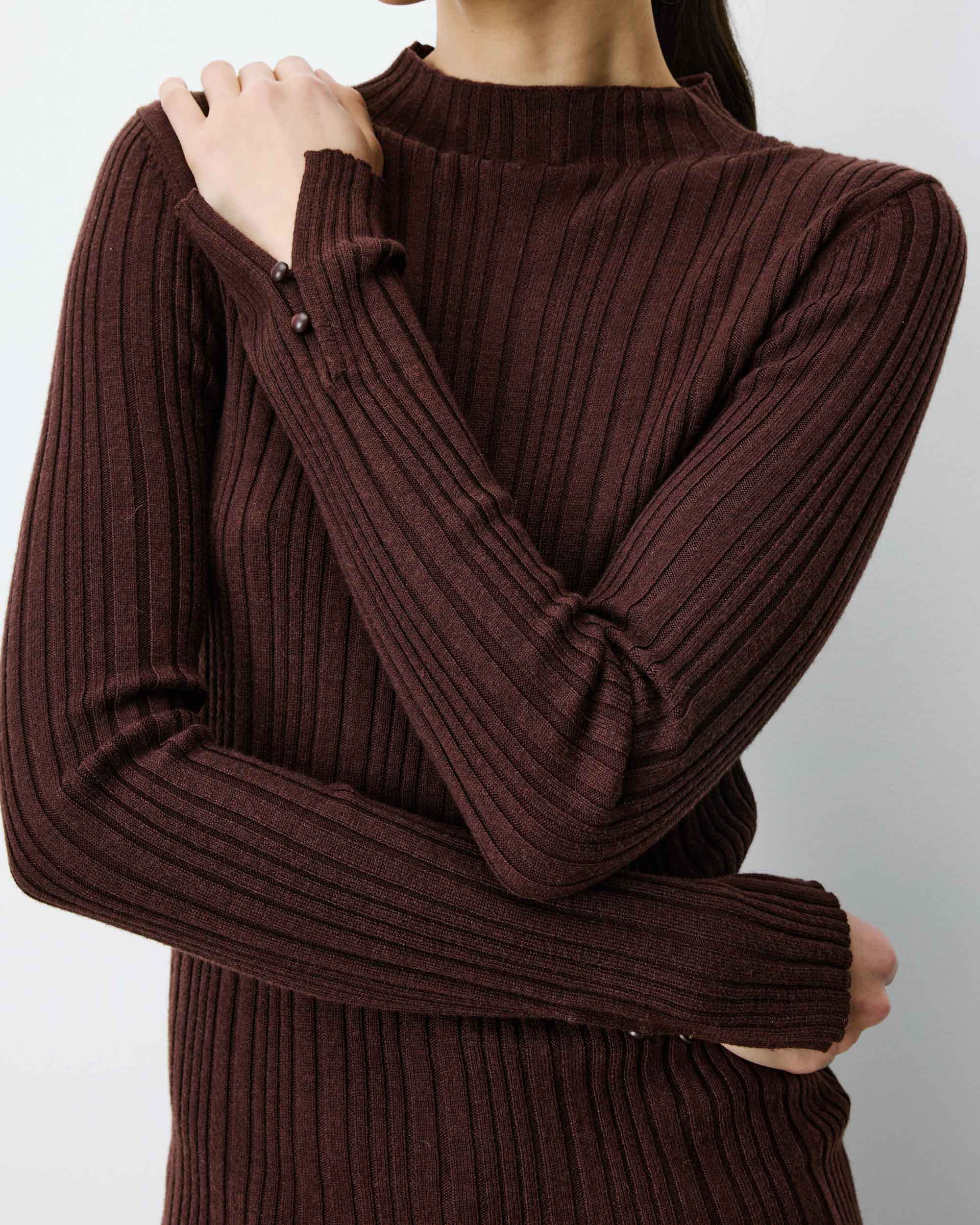 Pullover "Aloe" chocolate