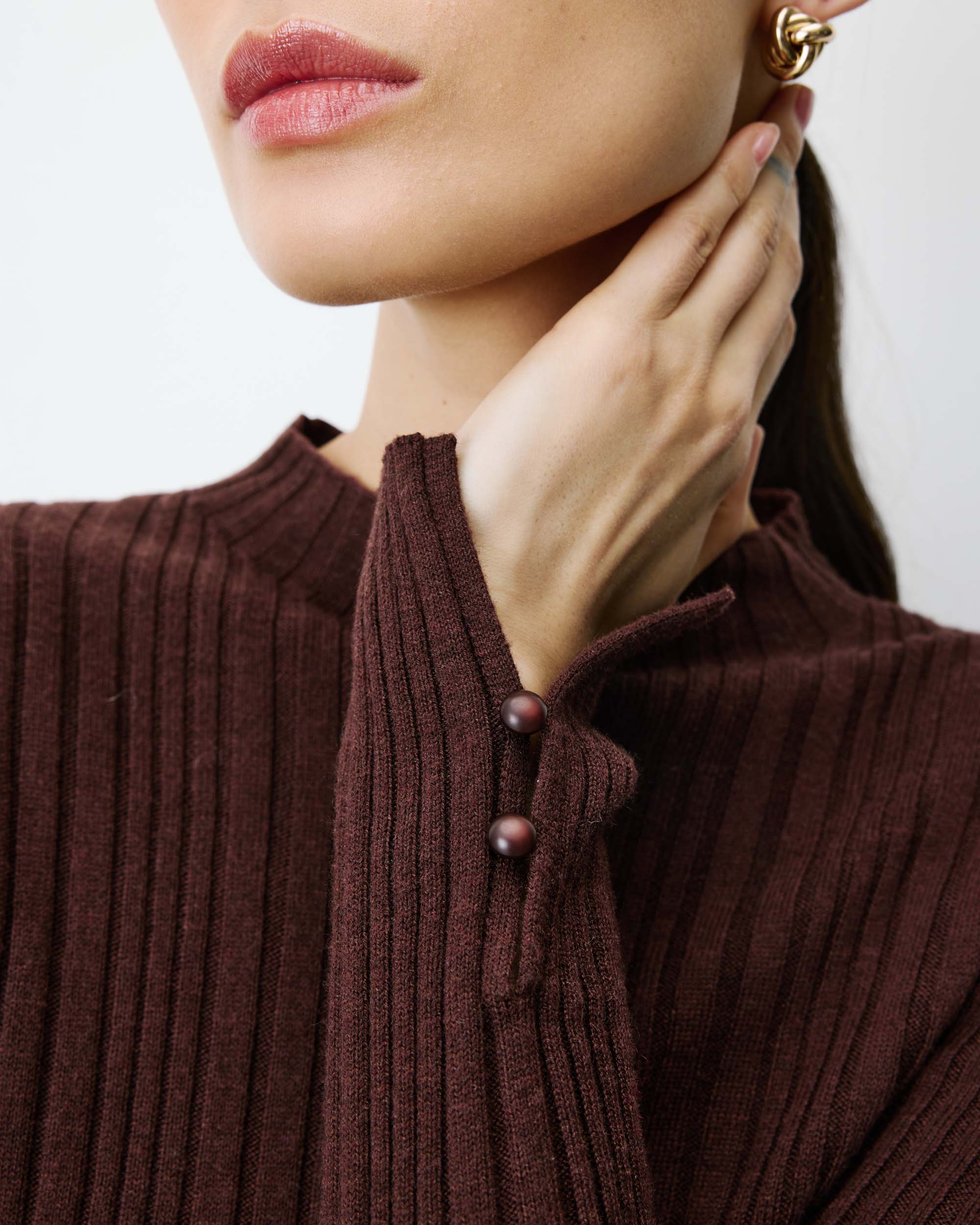 Pullover "Aloe" chocolate