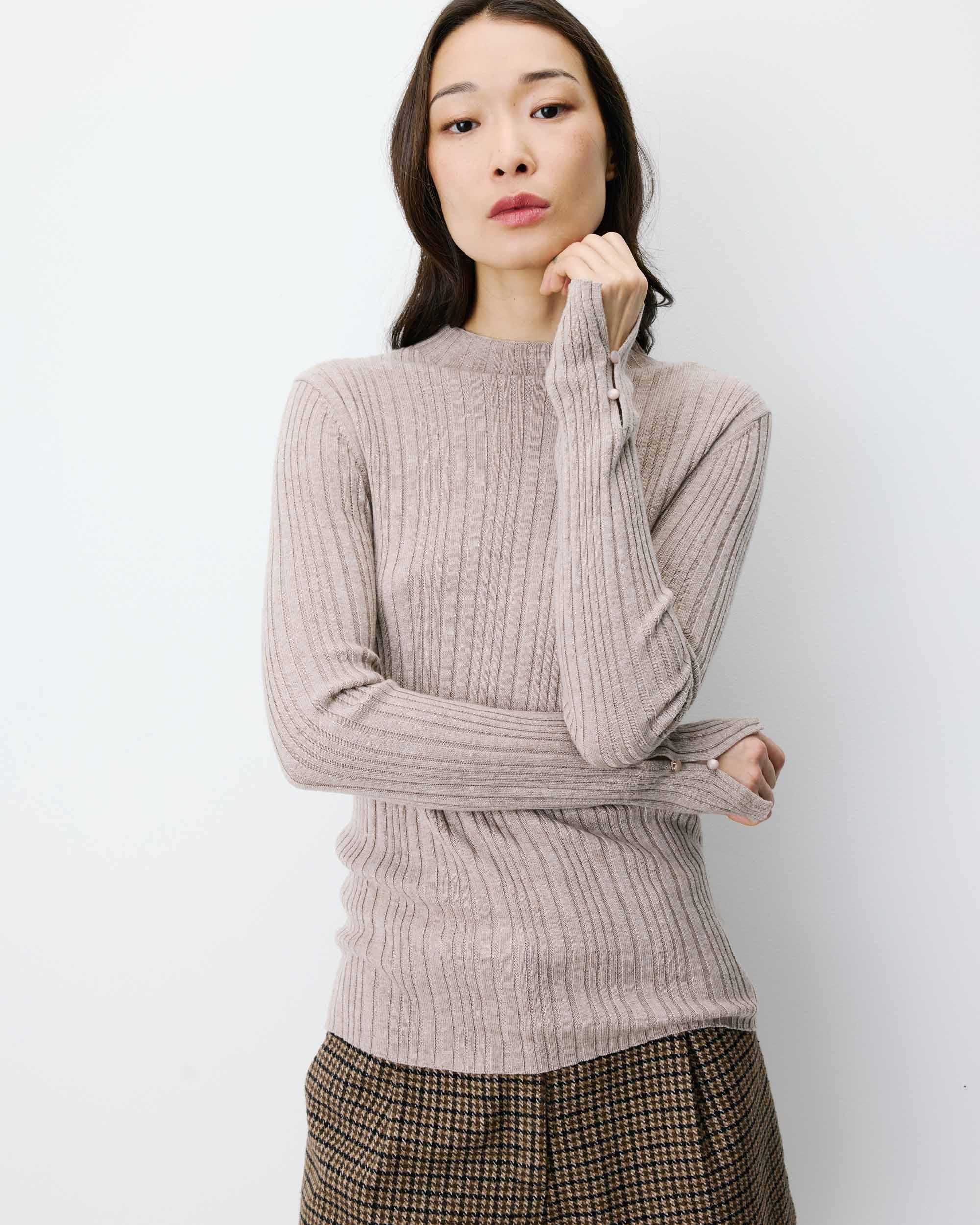 Pullover "Aloe" mocha
