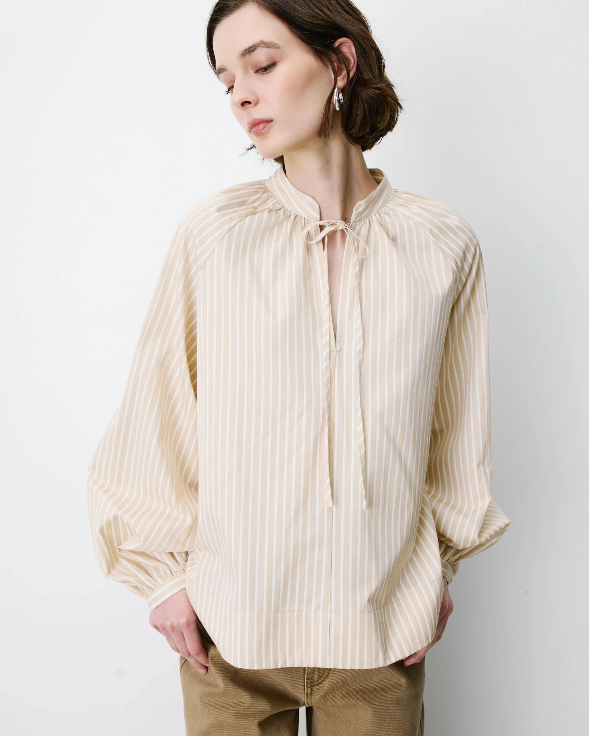 Bluse "Albane" beige