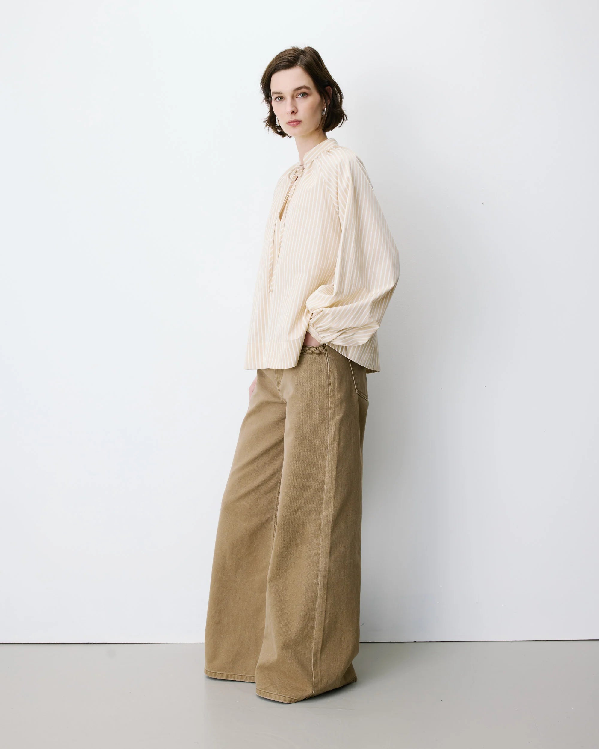 Bluse "Albane" beige