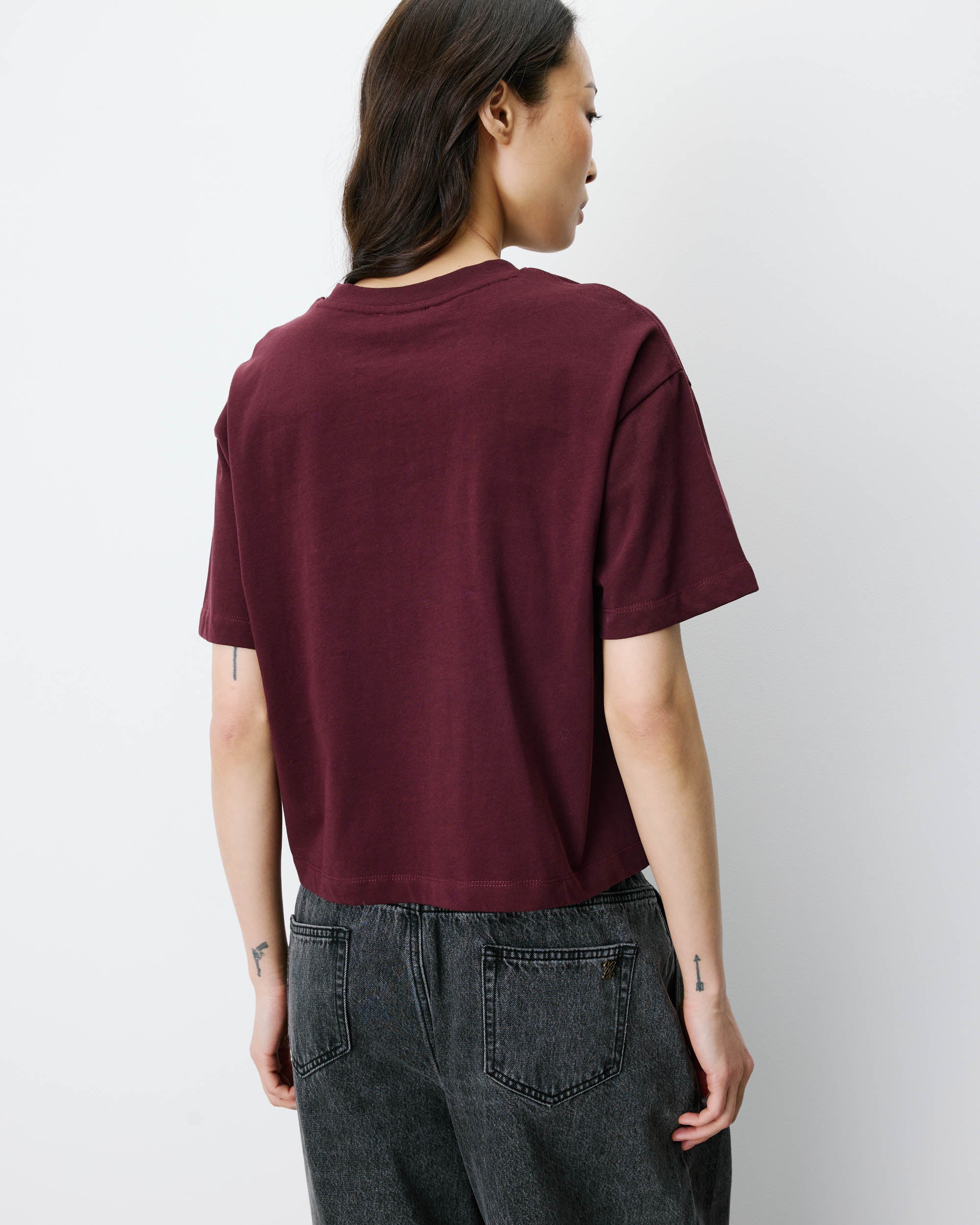 Shirt "Anis" aubergine