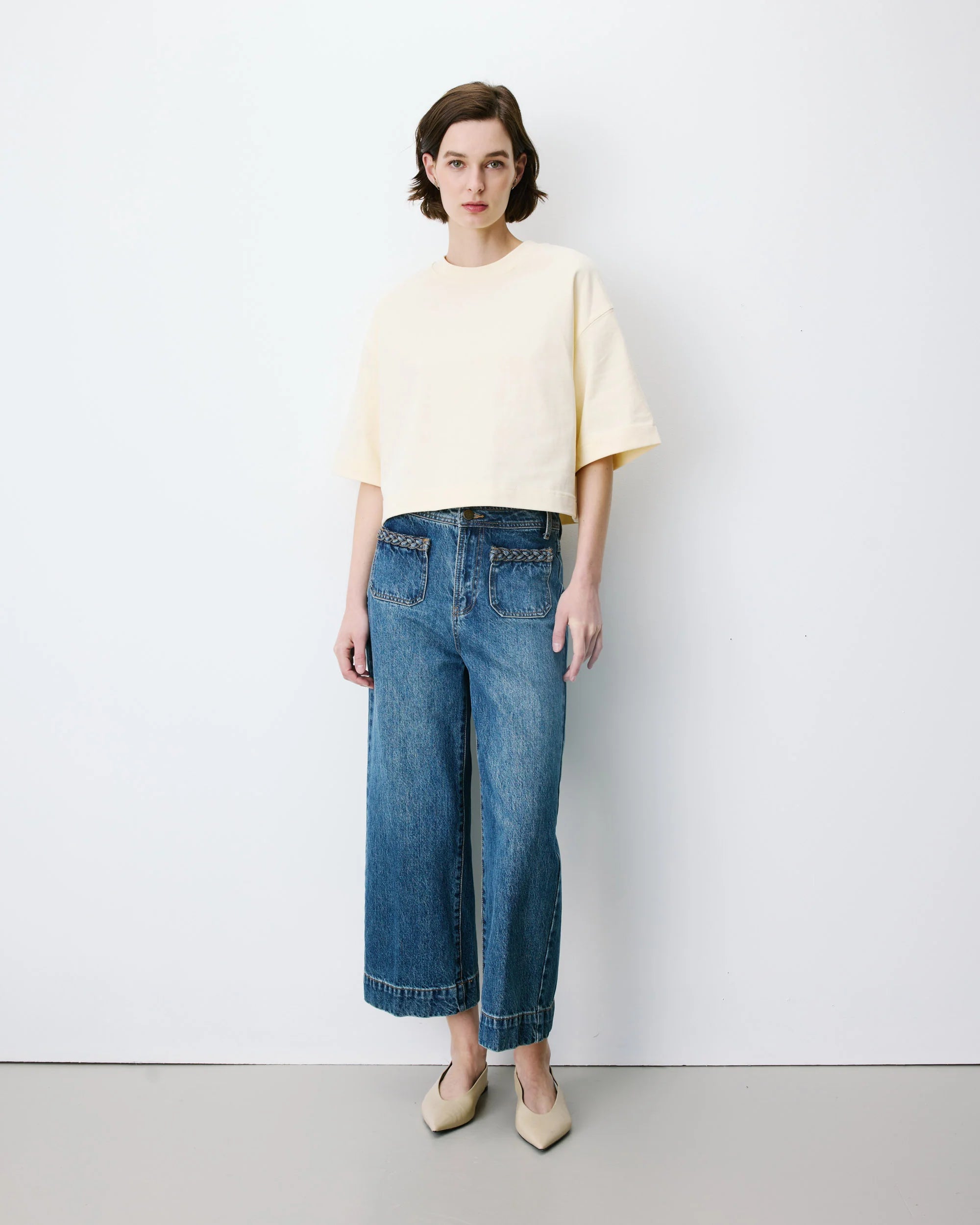 T-Shirt "Arvel" vanille