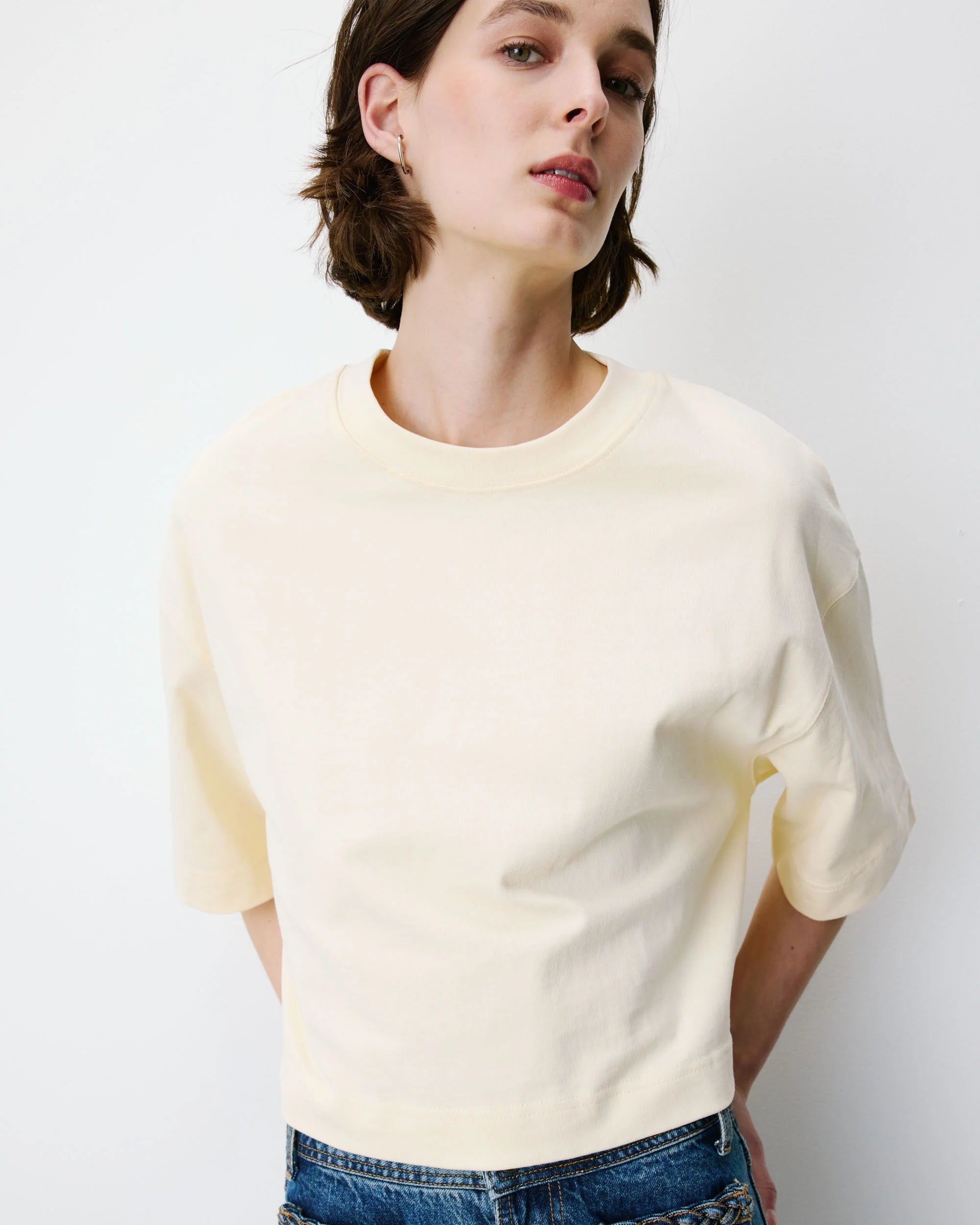 T-Shirt "Arvel" vanille