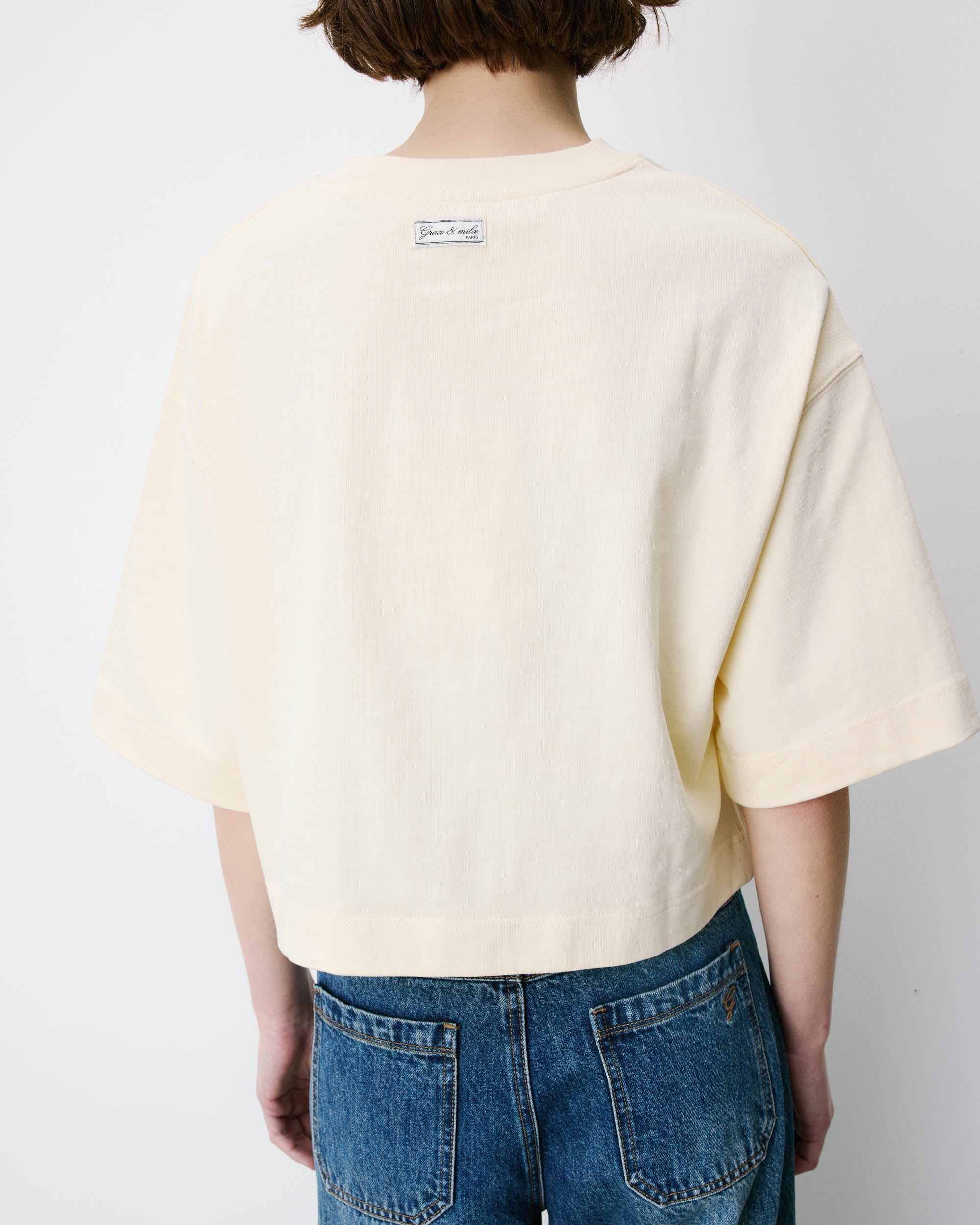 T-Shirt "Arvel" vanille
