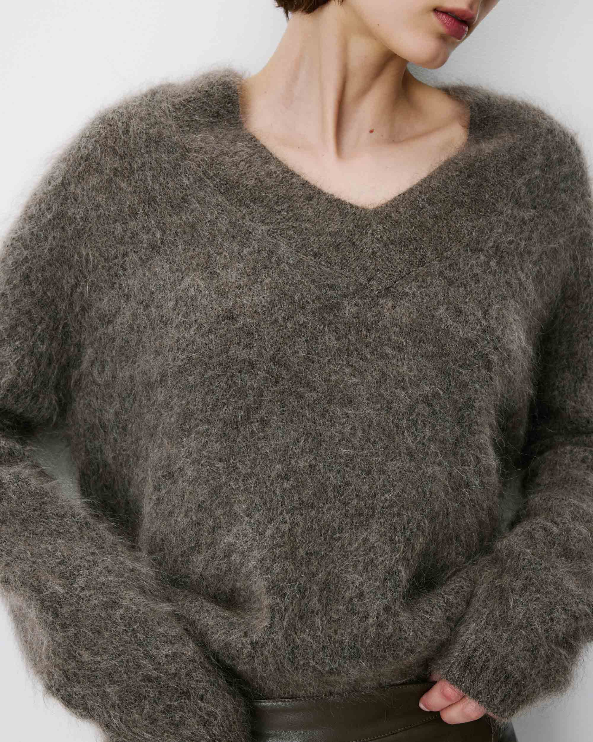 Pullover "Adorable" taupe