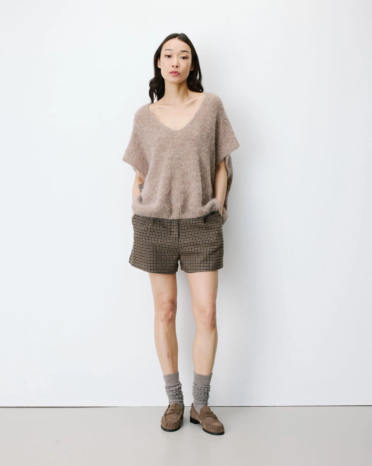 Oversize-Pullover "Atticus" mocha