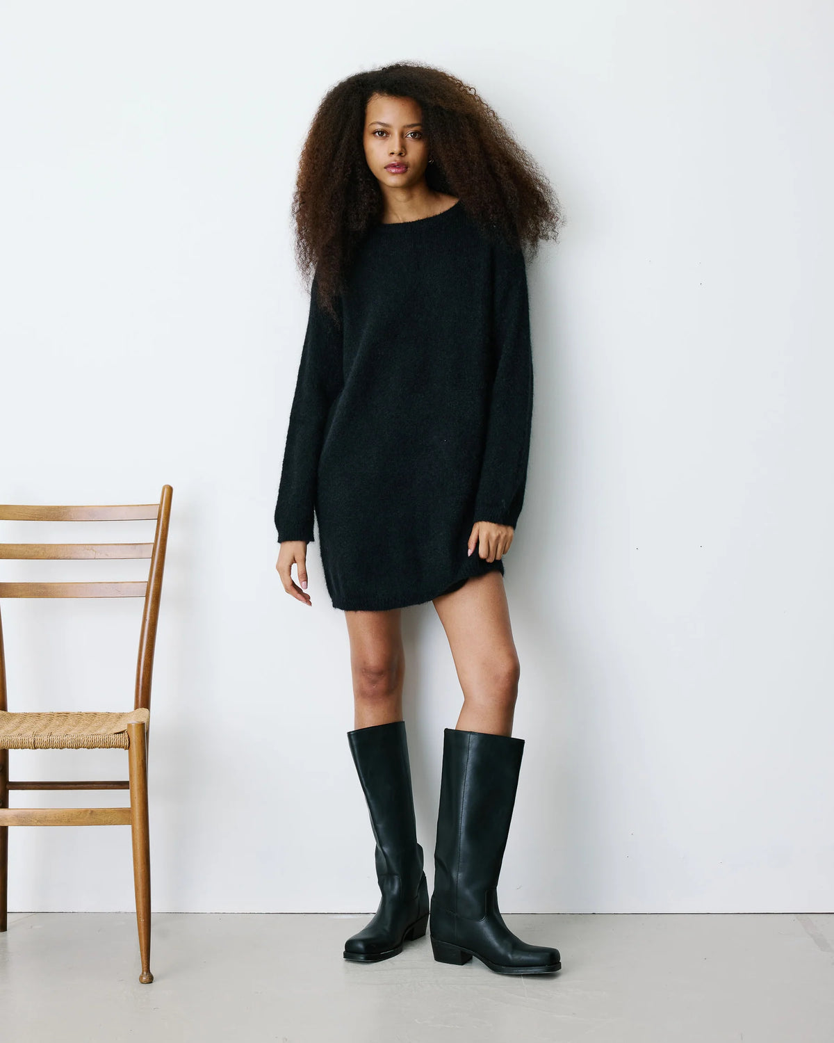 Pulloverkleid "Beckham" Black