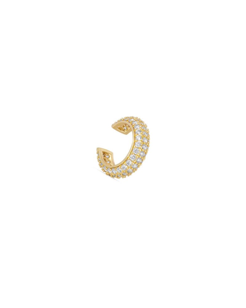 Earcuff mit goldenen Strasssteinen (Kopie)
