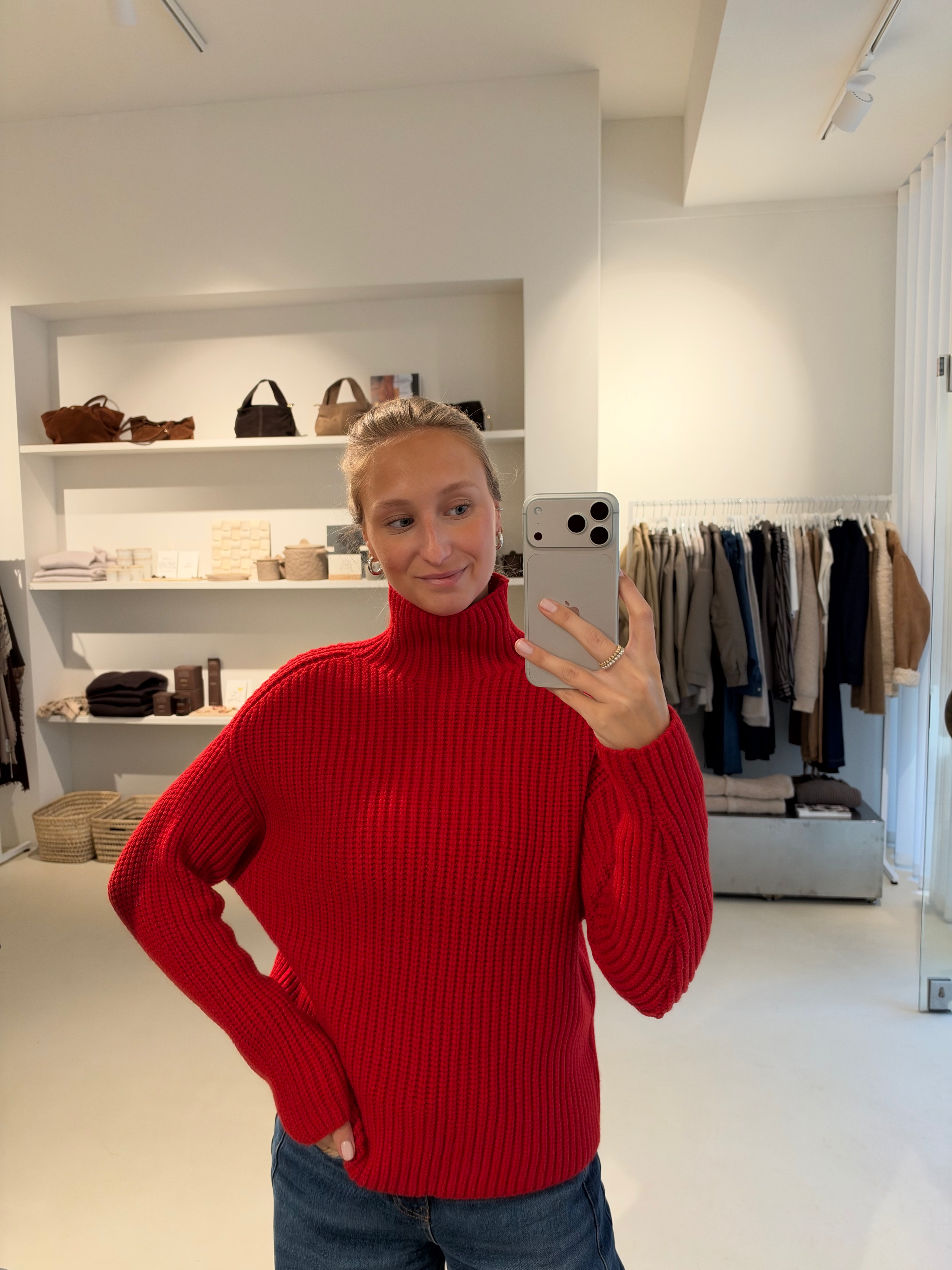 Grobstrickpullover "ElliDLL" red