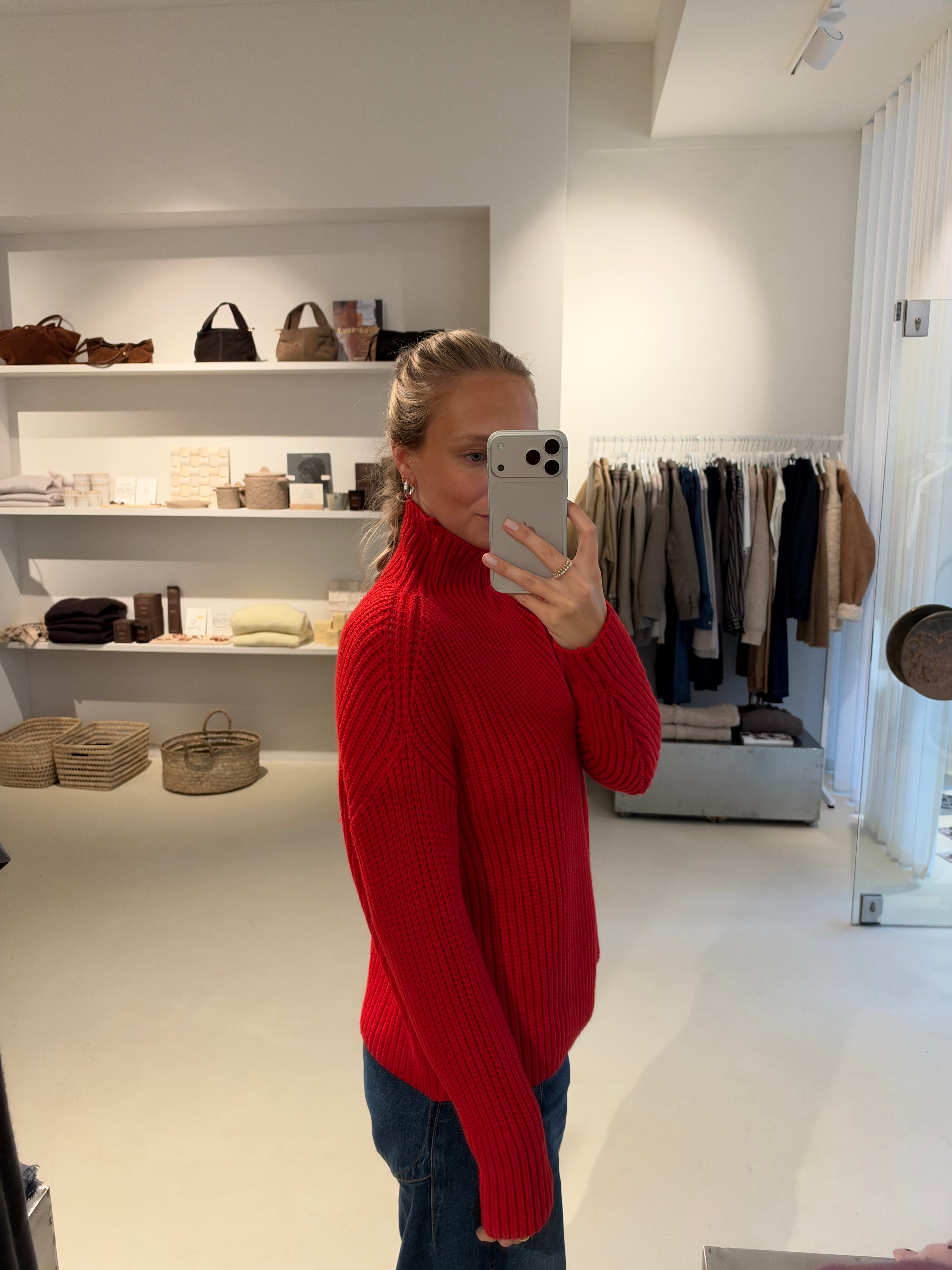 Grobstrickpullover "ElliDLL" red