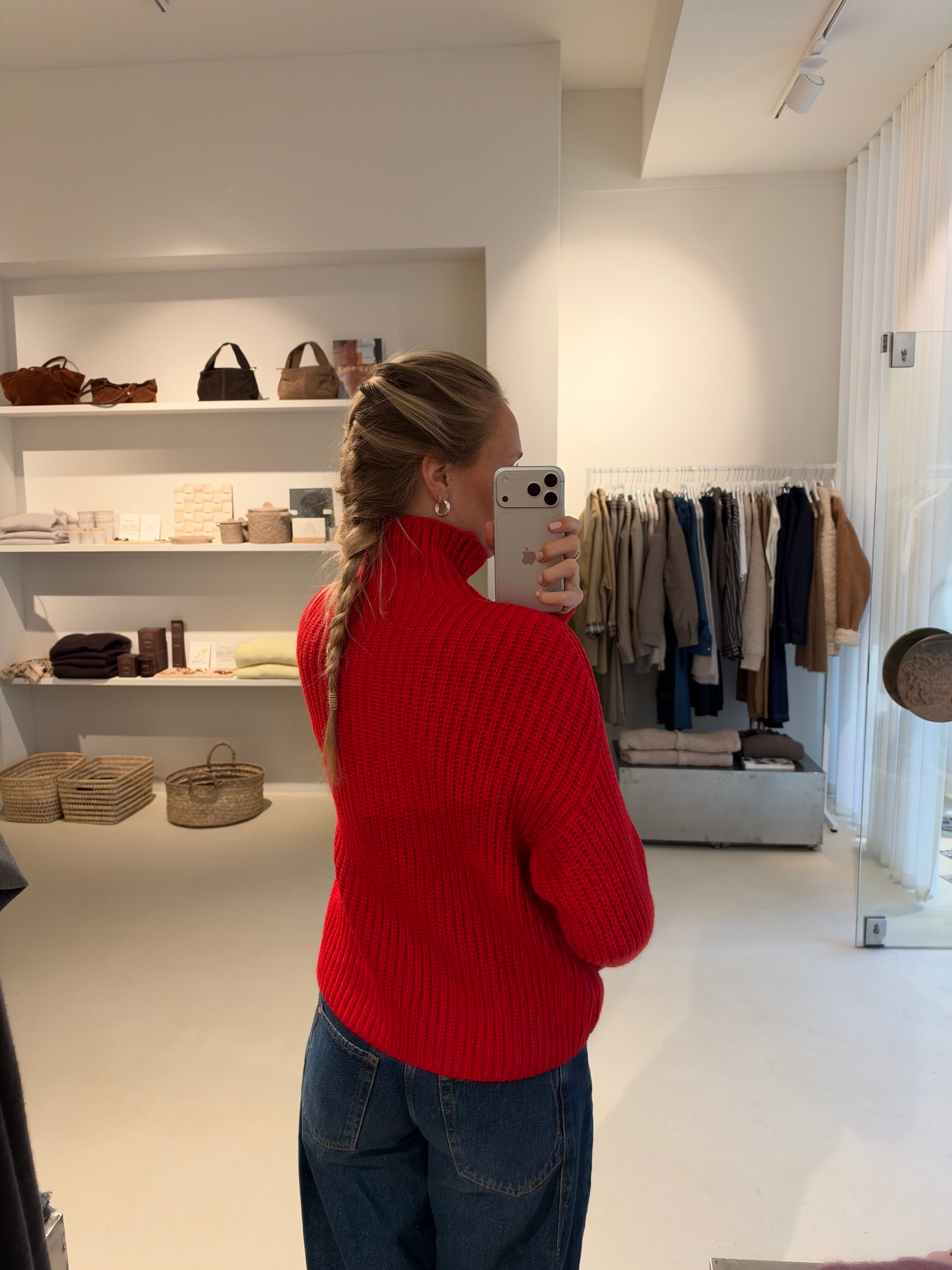 Grobstrickpullover "ElliDLL" red