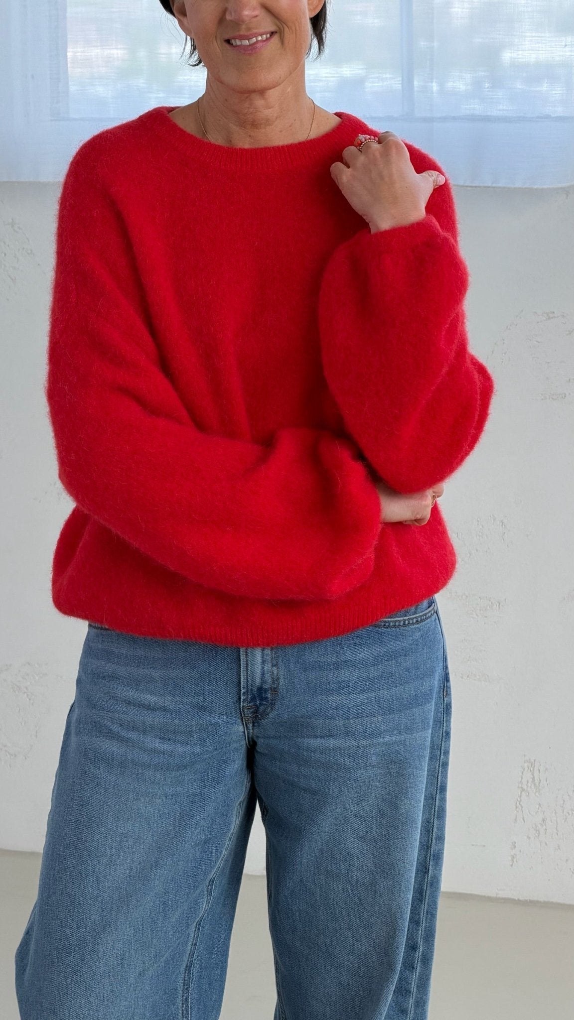 Pullover „BrunaDLL“ red x Sweetliving - Dein Lieblingsladen Concept