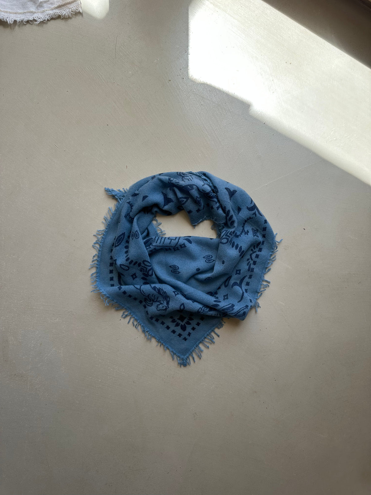 Cashmere Scarf "Wild Horse" wheat/black