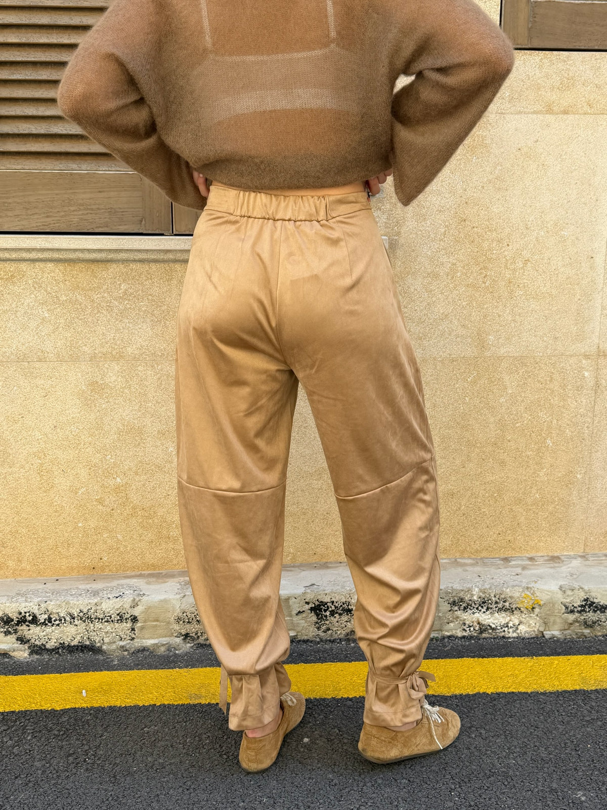 Hose in Wildlederoptik "MalvaDLL" camel